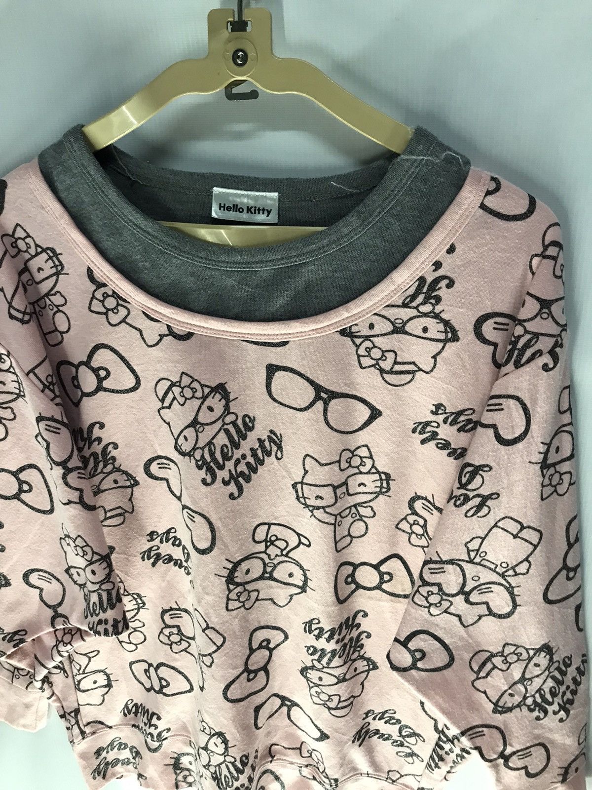 Japanese Brand Fullprint hello kitty knitwear shirt Size US M / EU 48-50 / 2 - 3 Thumbnail