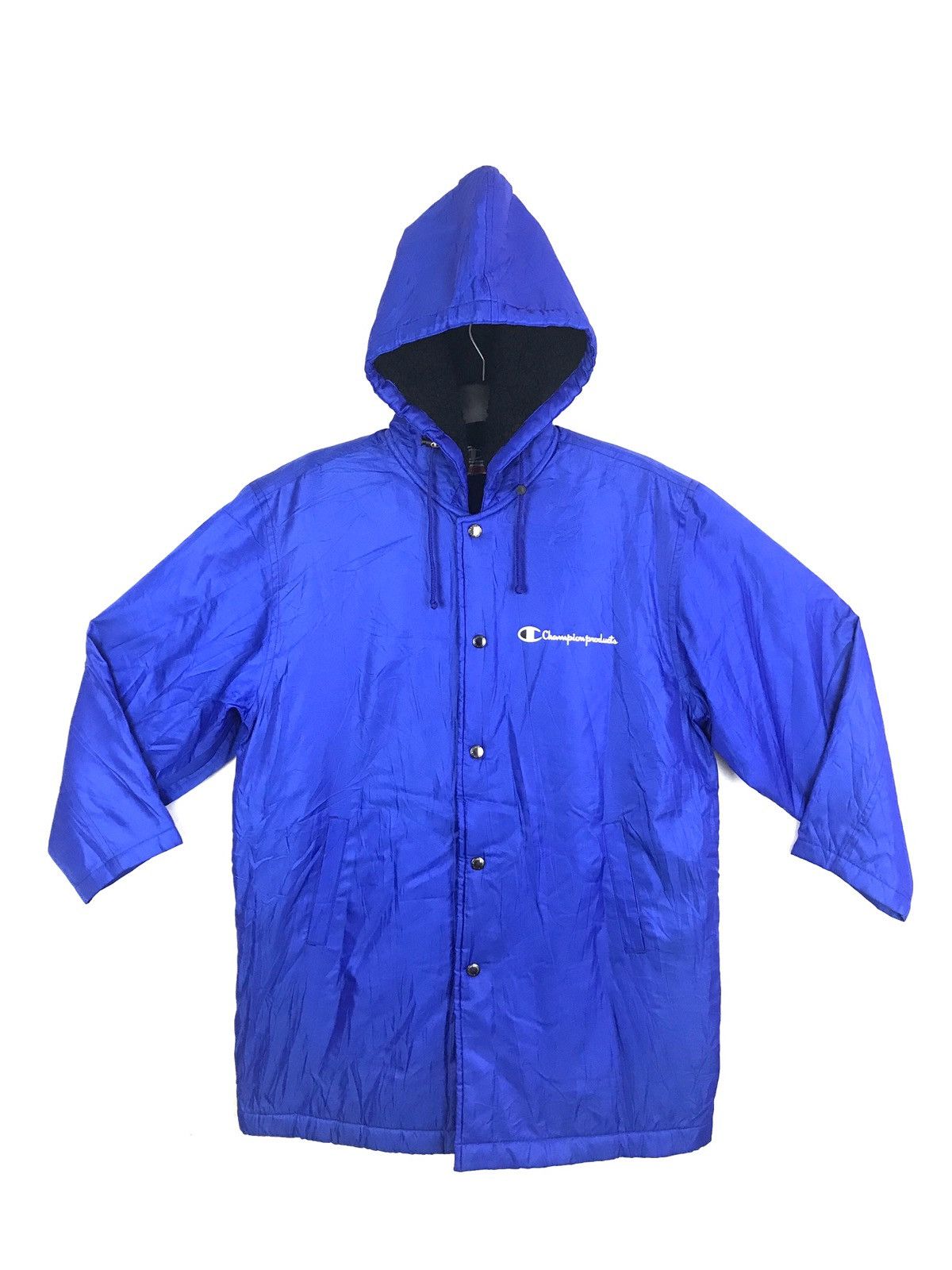 Vintage Champion Parka Sherpa Jacket Winter Snow Wear Hoodie Grailed