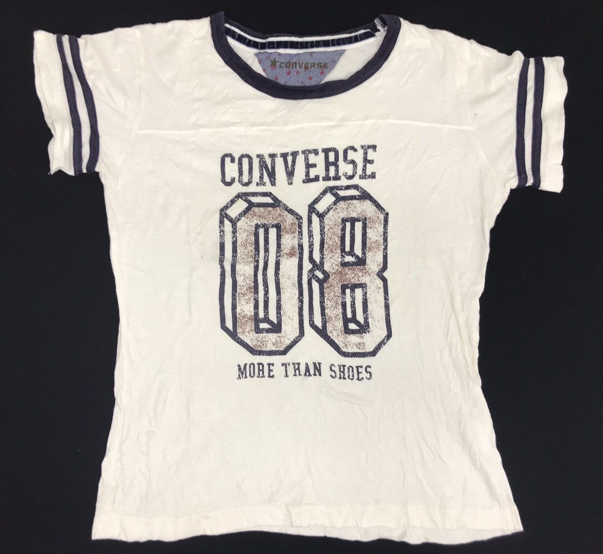 Converse Vintage Converse 08 Designer Big Printed Spell Out Size S / US 4 / IT 40 - 1 Thumbnail