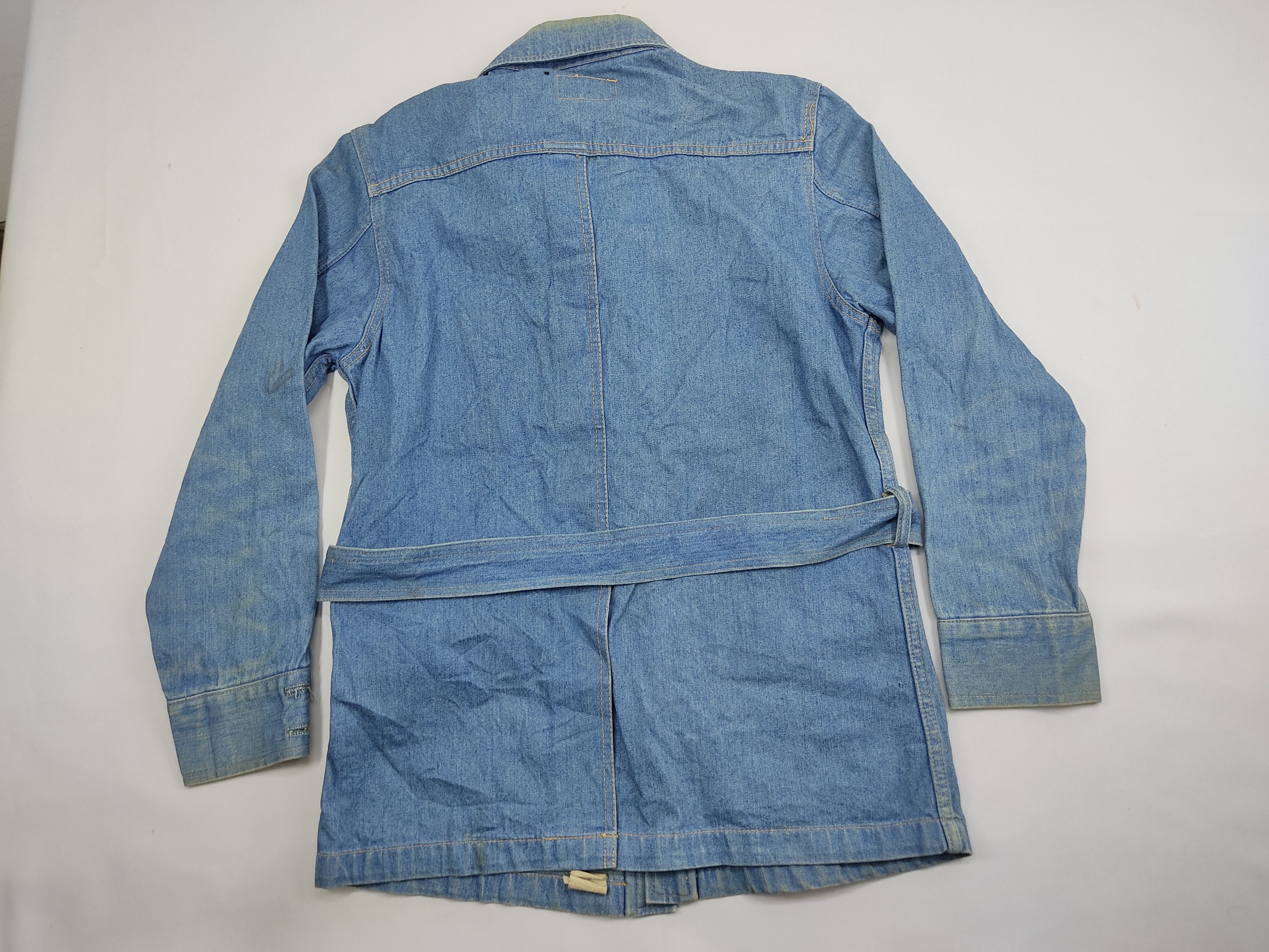 Other Rare Vintage 80s 90s Big Born Parka Denim Jacket Western Size US S / EU 44-46 / 1 - 2 Thumbnail