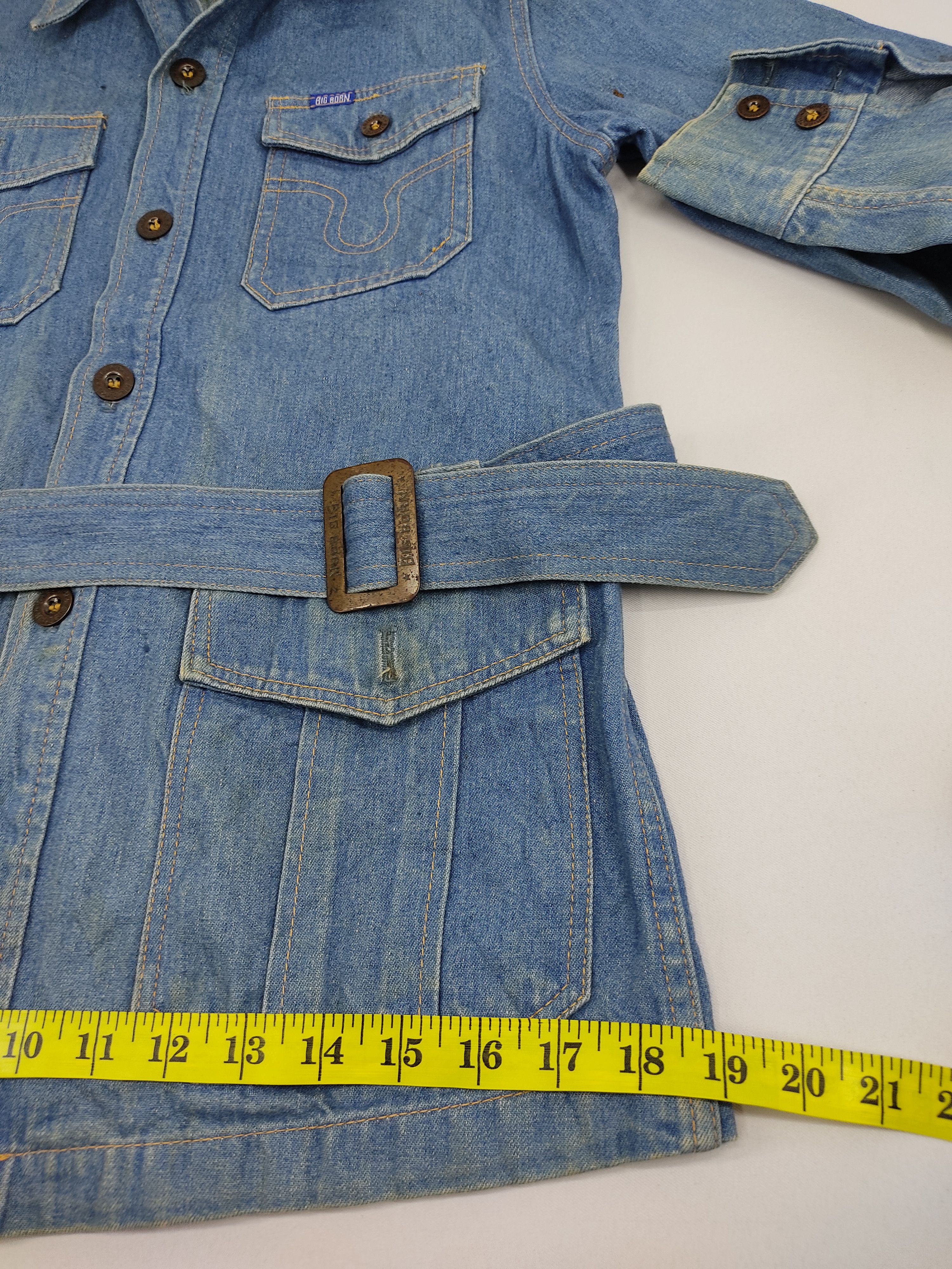 Other Rare Vintage 80s 90s Big Born Parka Denim Jacket Western Size US S / EU 44-46 / 1 - 9 Thumbnail