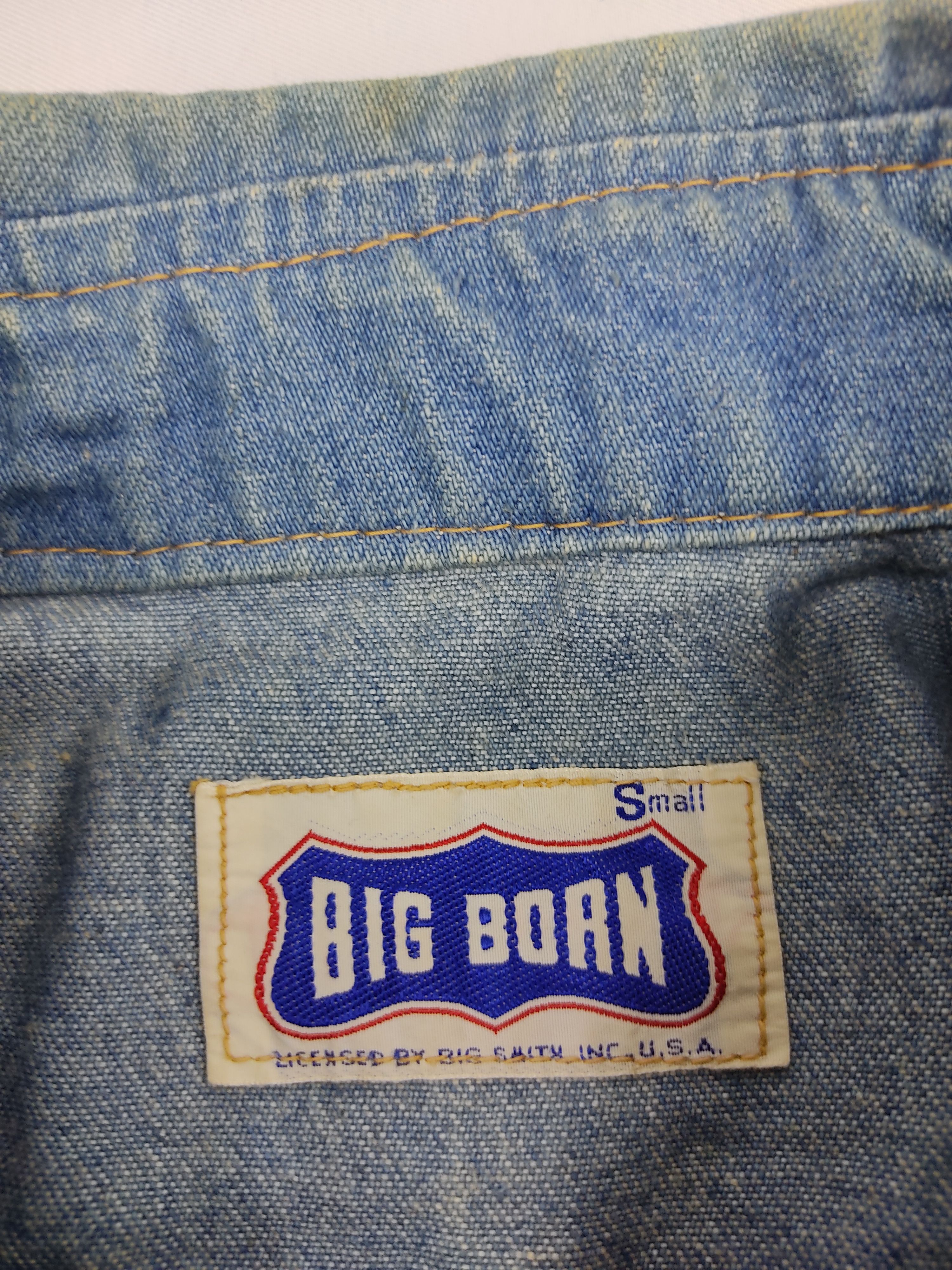 Other Rare Vintage 80s 90s Big Born Parka Denim Jacket Western Size US S / EU 44-46 / 1 - 3 Thumbnail