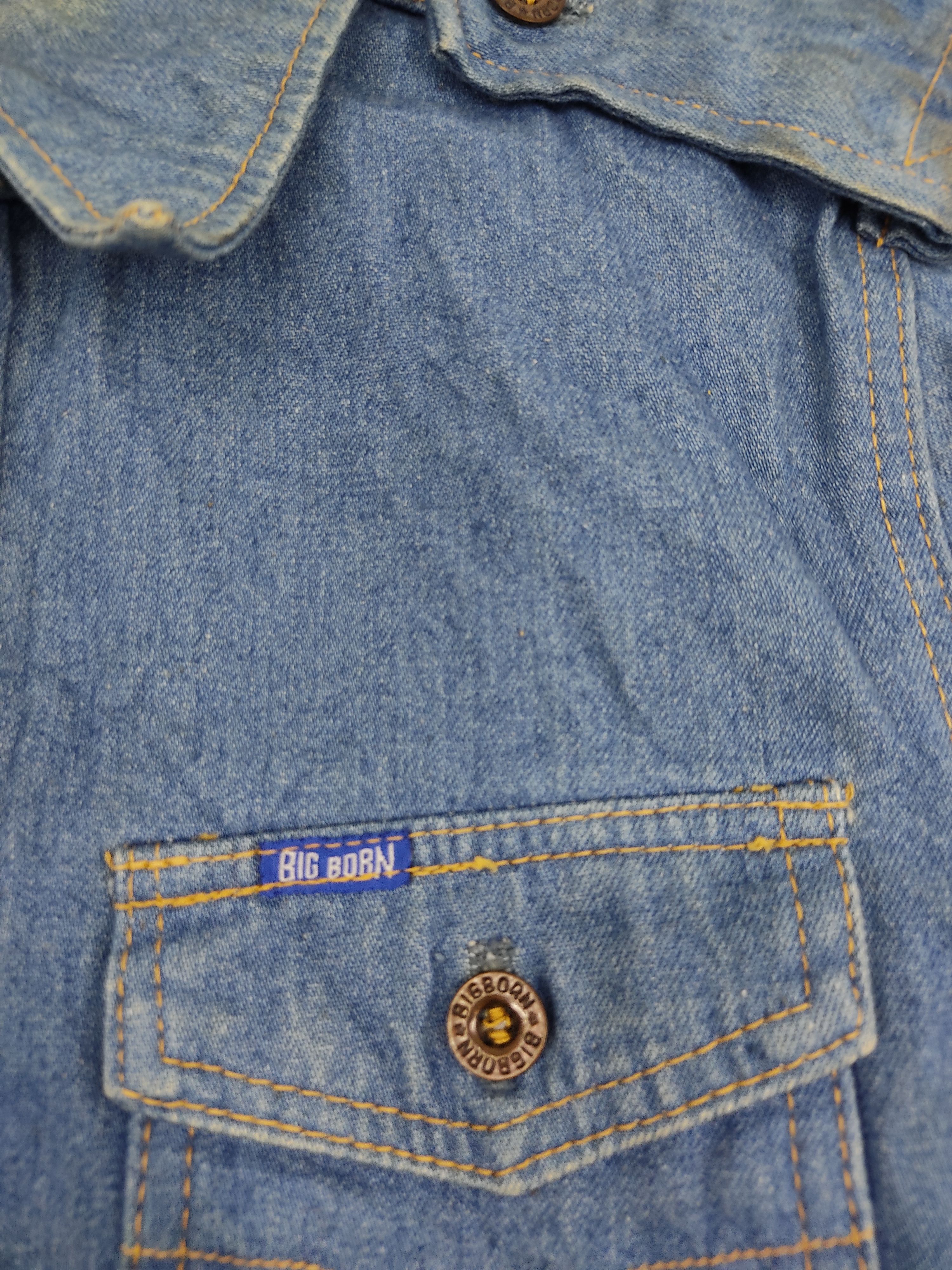 Other Rare Vintage 80s 90s Big Born Parka Denim Jacket Western Size US S / EU 44-46 / 1 - 4 Thumbnail