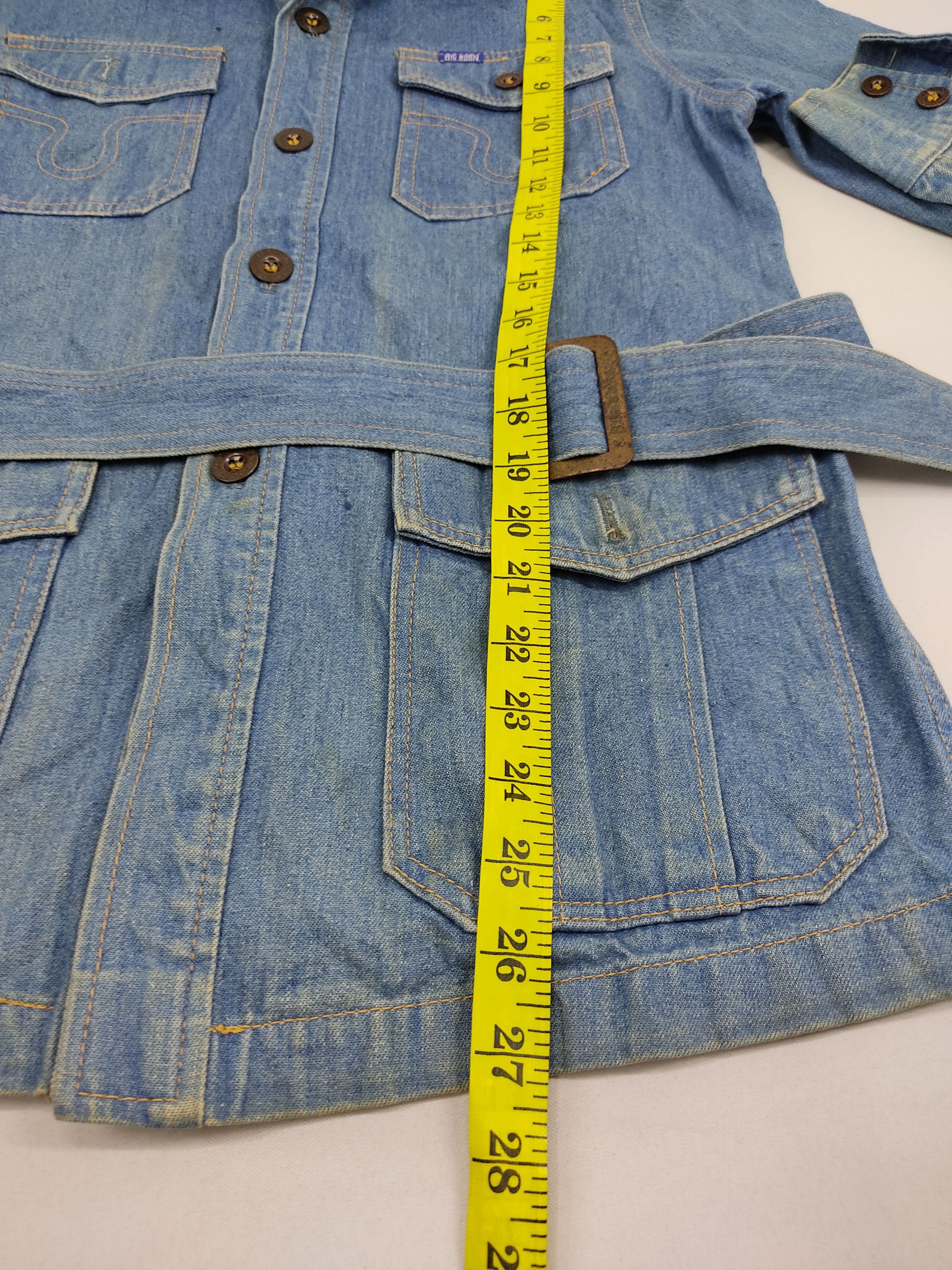 Other Rare Vintage 80s 90s Big Born Parka Denim Jacket Western Size US S / EU 44-46 / 1 - 8 Thumbnail