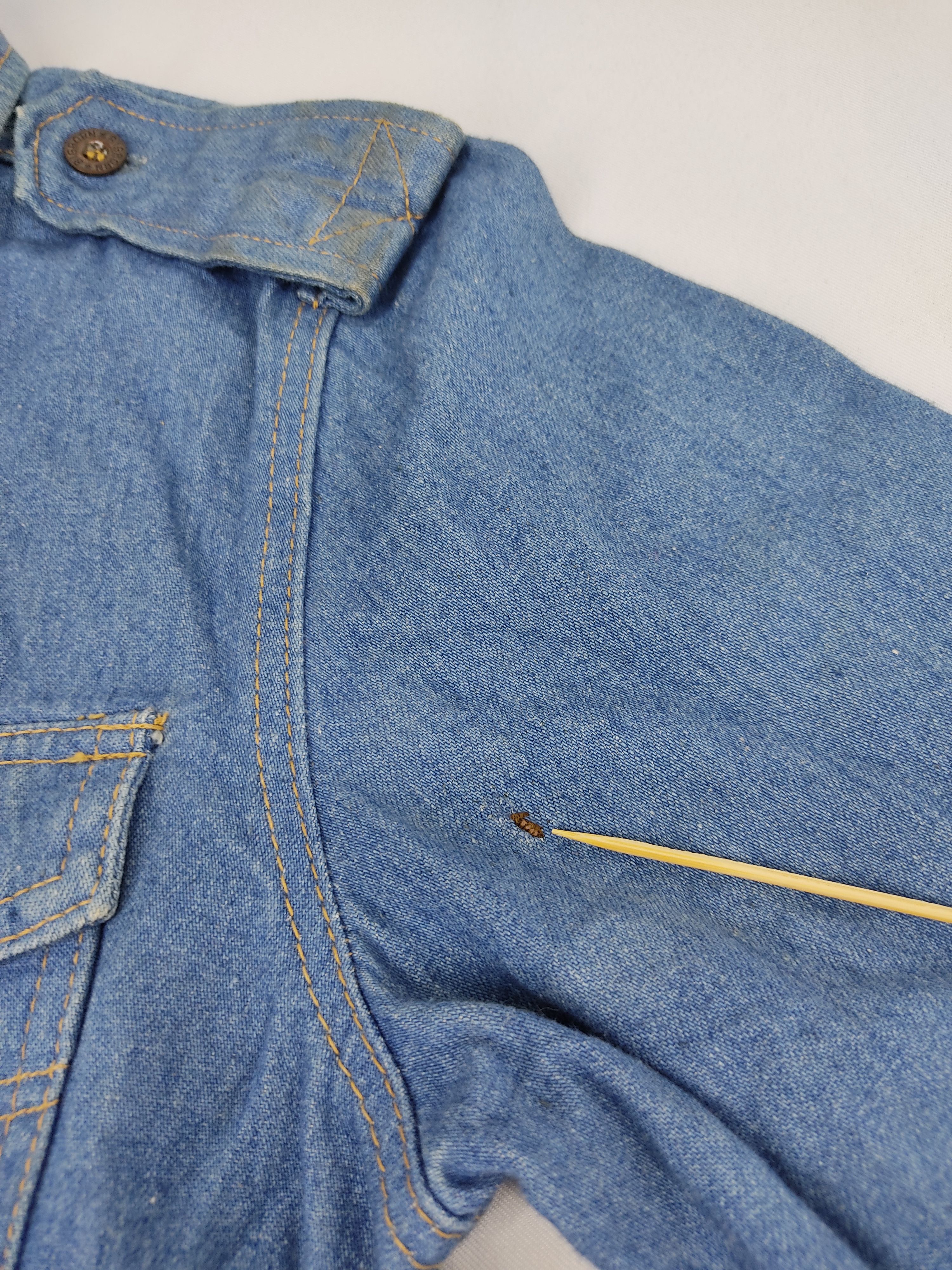 Other Rare Vintage 80s 90s Big Born Parka Denim Jacket Western Size US S / EU 44-46 / 1 - 10 Thumbnail
