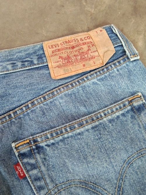 Levi's Vintage Levi's 501 Straight Leg Distressed Jeans 36x32 Size US 36 / EU 52 - 3 Thumbnail