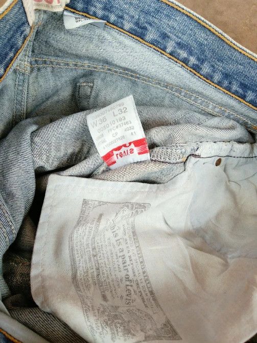 Levi's Vintage Levi's 501 Straight Leg Distressed Jeans 36x32 Size US 36 / EU 52 - 7 Thumbnail