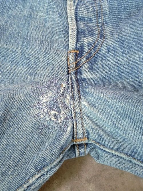 Levi's Vintage Levi's 501 Straight Leg Distressed Jeans 36x32 Size US 36 / EU 52 - 5 Thumbnail