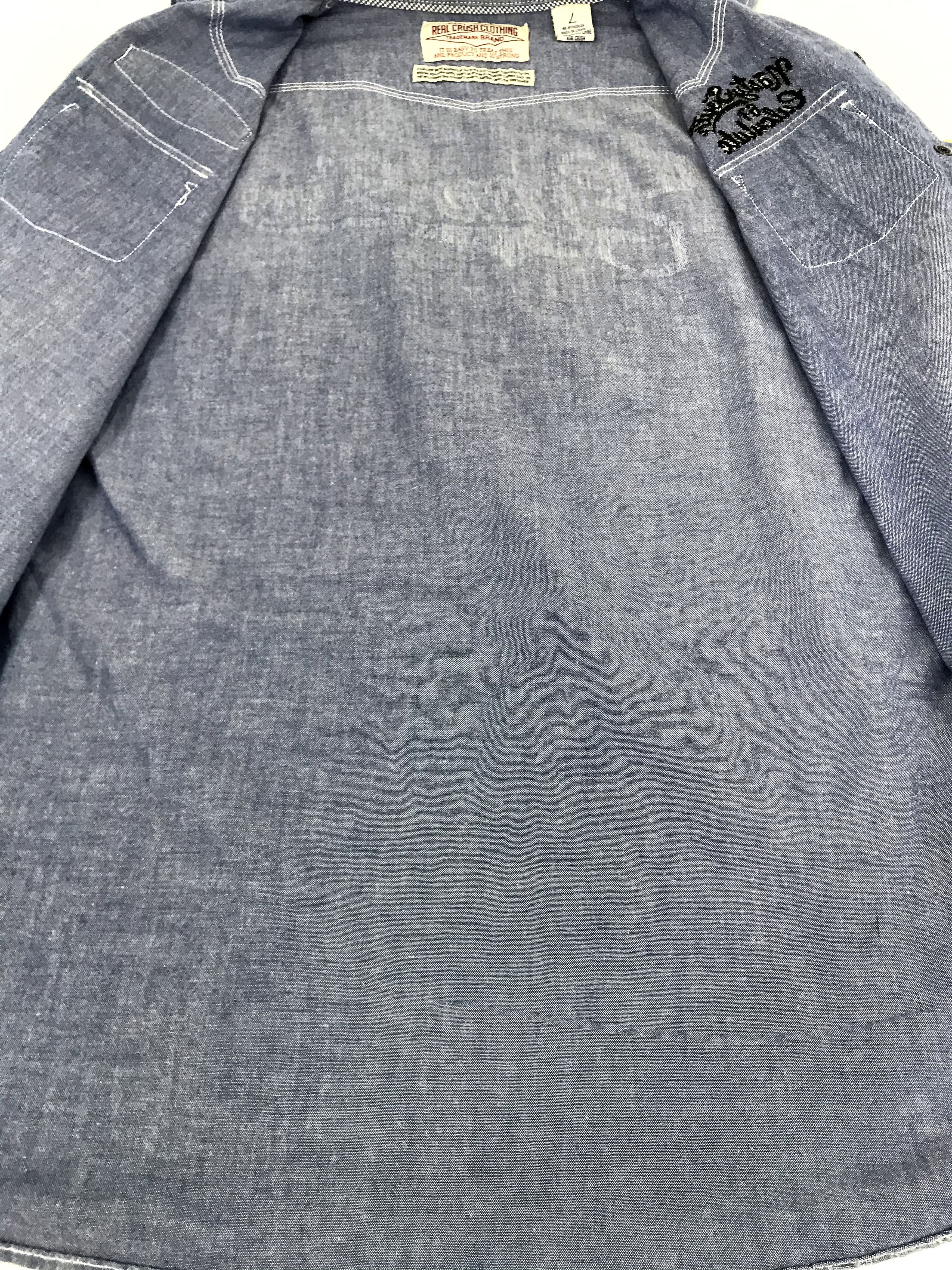 Vintage Vintage Style Real Crush Brand Western Indigo Denim Jeans Size US M / EU 48-50 / 2 - 7 Thumbnail