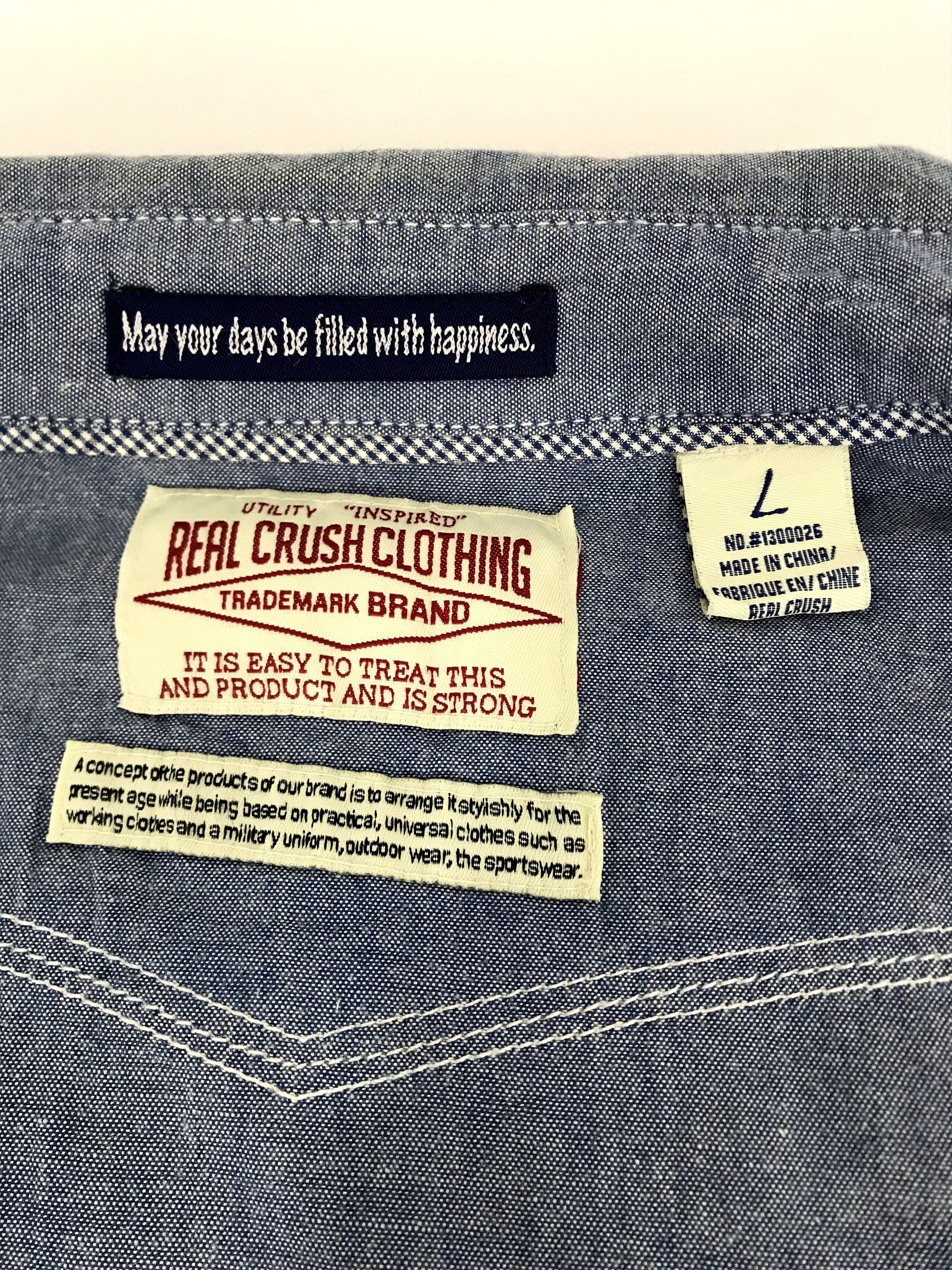 Vintage Vintage Style Real Crush Brand Western Indigo Denim Jeans Size US M / EU 48-50 / 2 - 8 Thumbnail