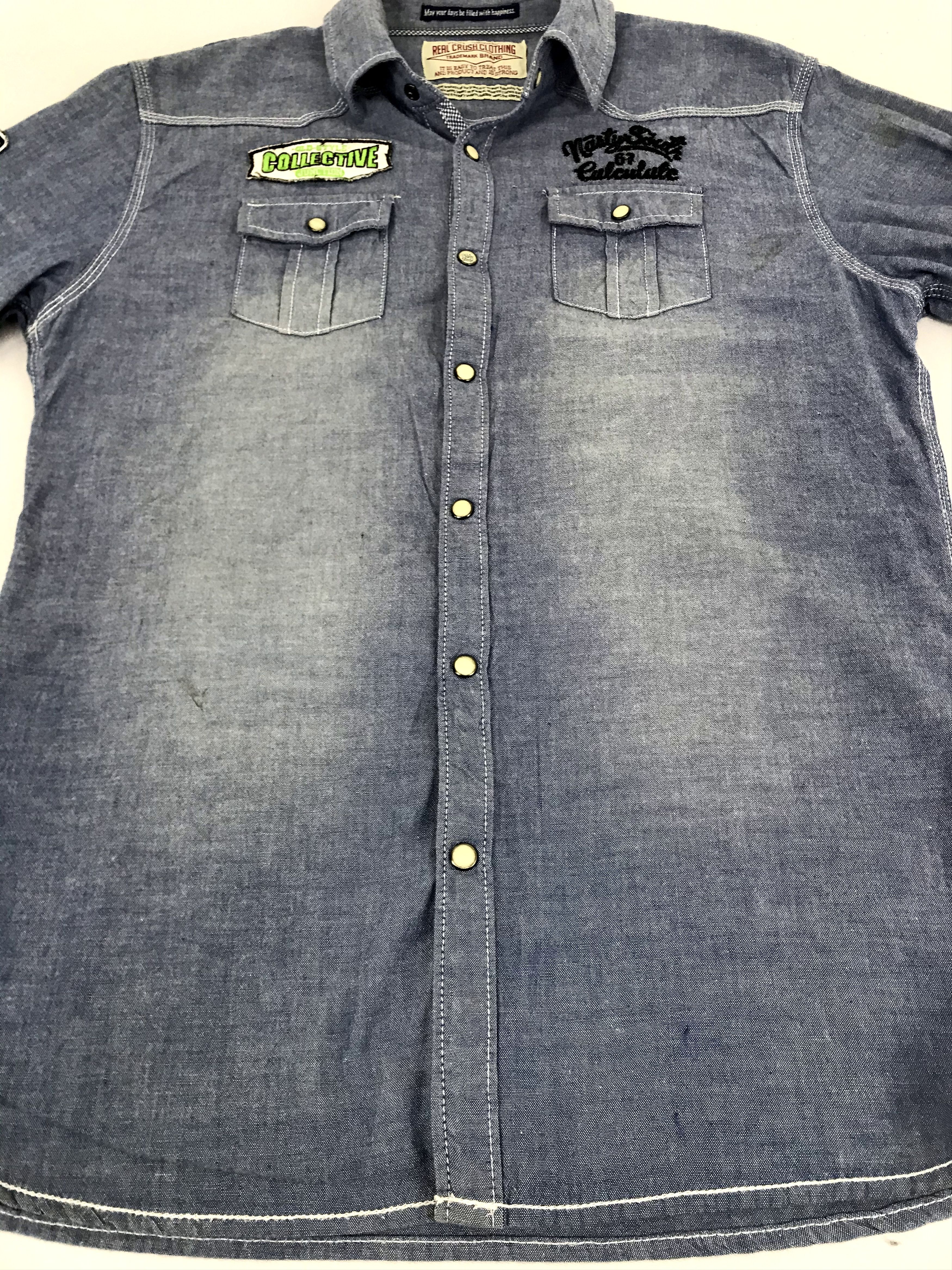 Vintage Vintage Style Real Crush Brand Western Indigo Denim Jeans Size US M / EU 48-50 / 2 - 3 Thumbnail