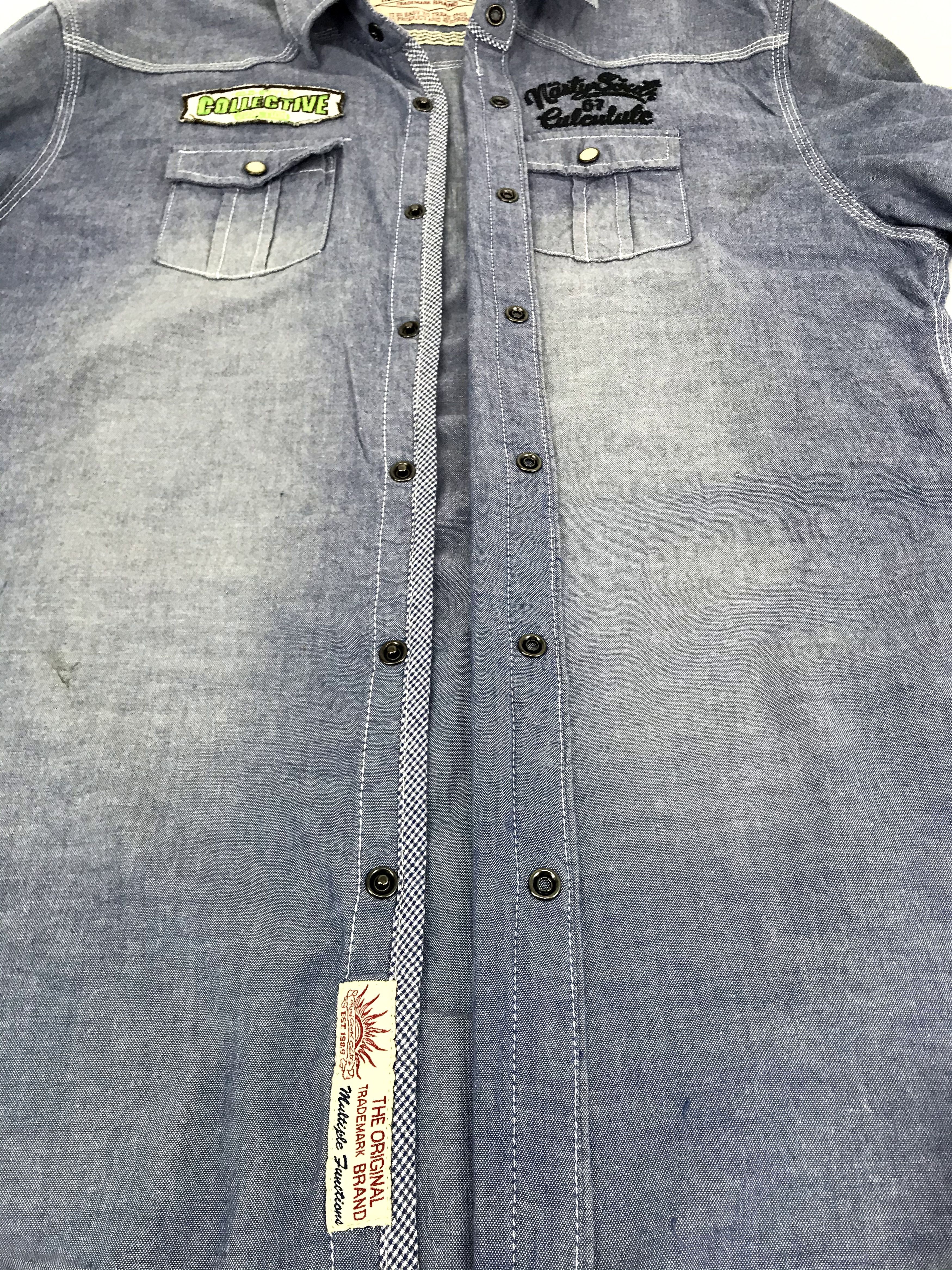 Vintage Vintage Style Real Crush Brand Western Indigo Denim Jeans Size US M / EU 48-50 / 2 - 6 Thumbnail