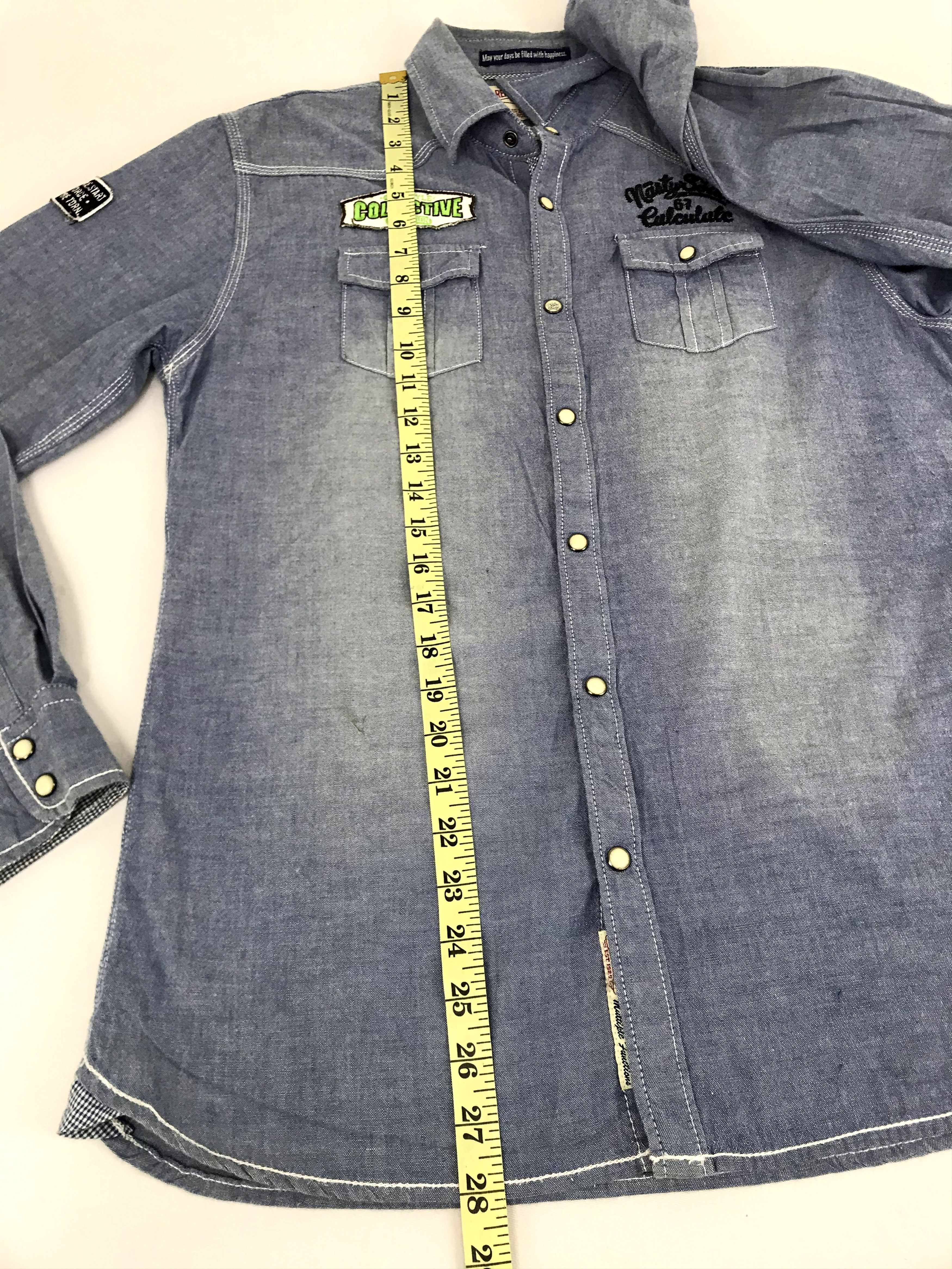 Vintage Vintage Style Real Crush Brand Western Indigo Denim Jeans Size US M / EU 48-50 / 2 - 13 Thumbnail
