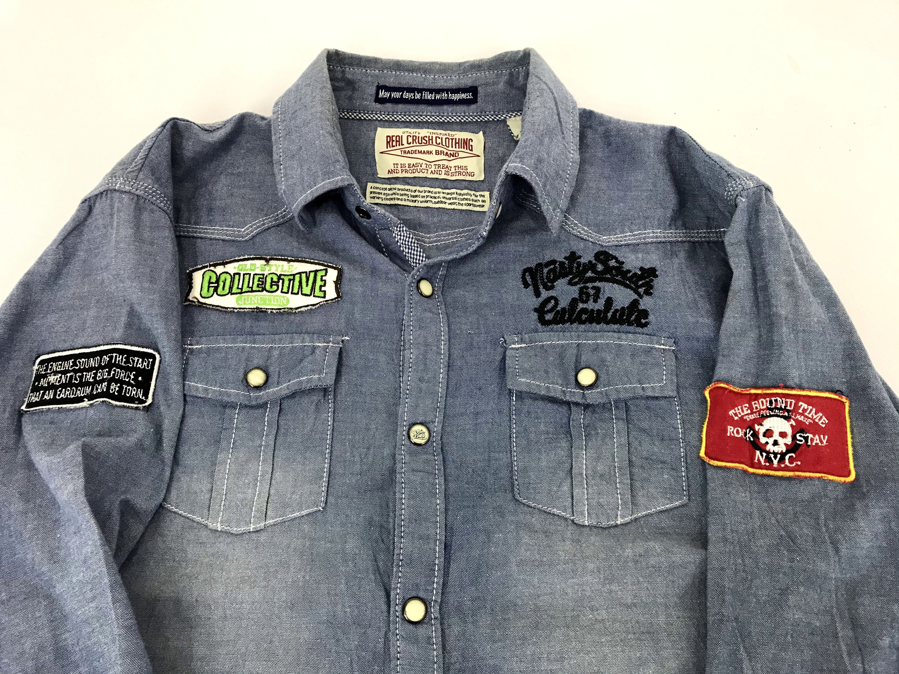 Vintage Vintage Style Real Crush Brand Western Indigo Denim Jeans Size US M / EU 48-50 / 2 - 5 Thumbnail