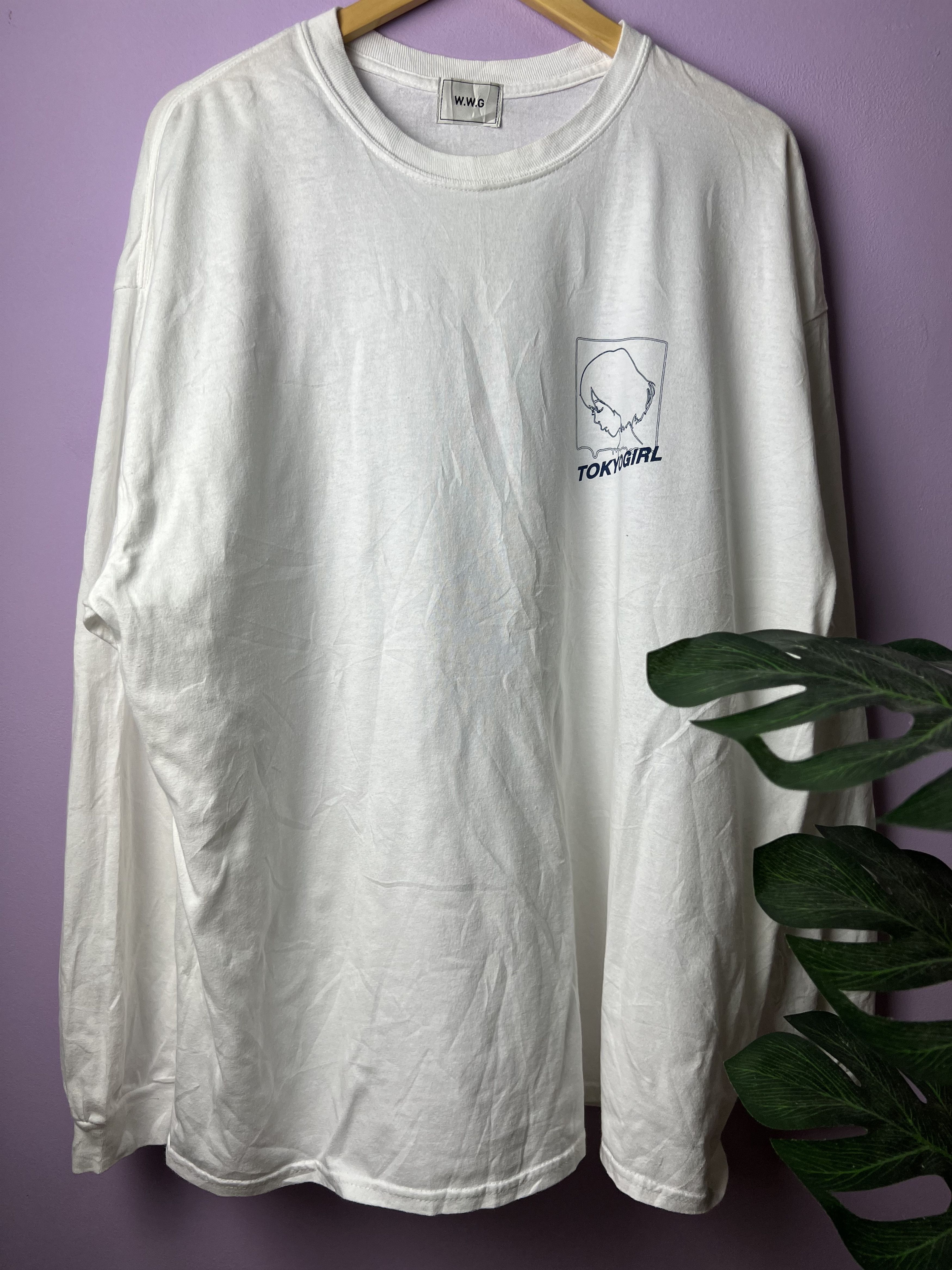 Japanese Brand 🔥WWG Tokyo Girl Long Sleeve Tees Size US XL / EU 56 / 4 - 2 Thumbnail
