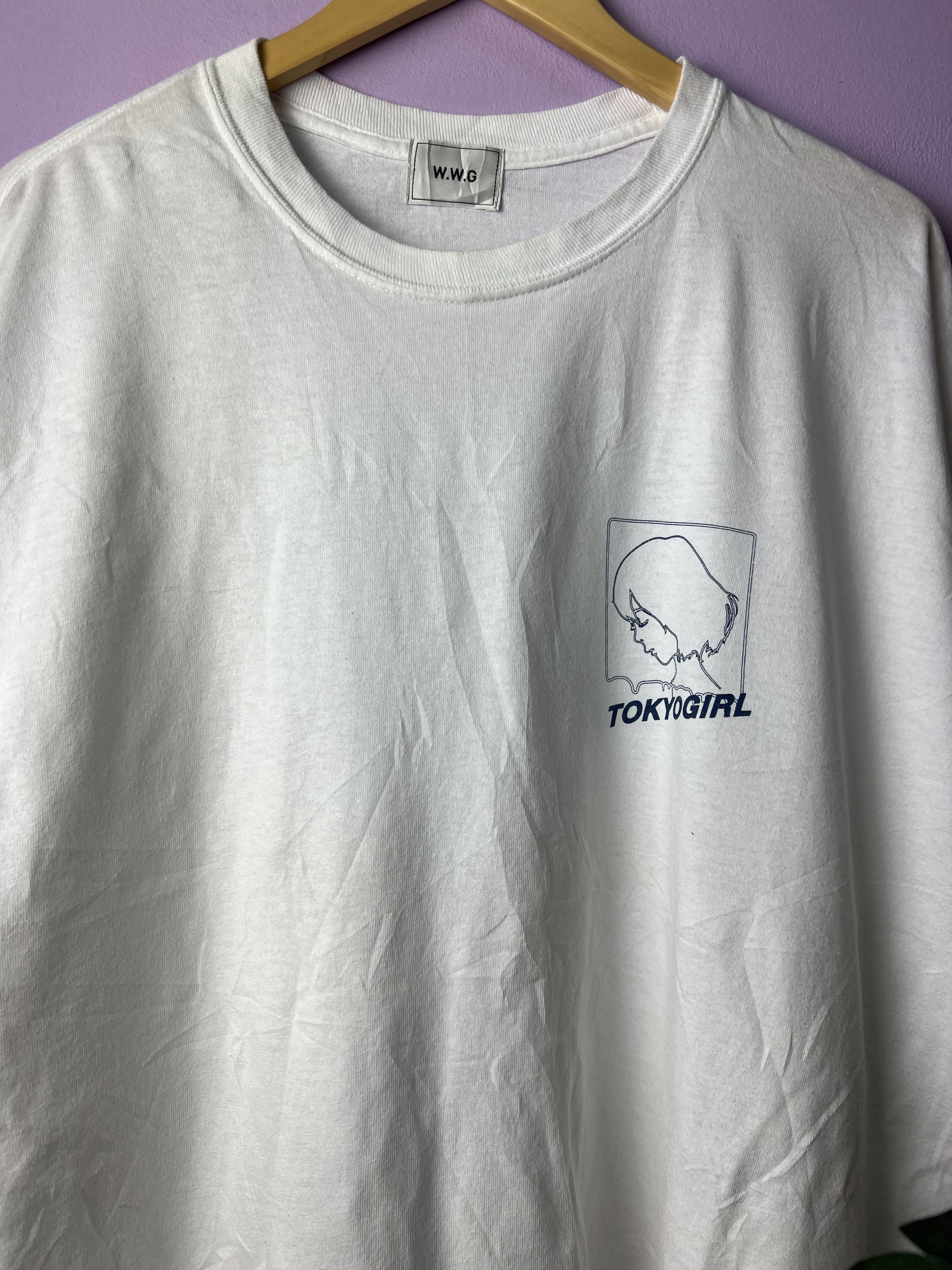 Japanese Brand 🔥WWG Tokyo Girl Long Sleeve Tees Size US XL / EU 56 / 4 - 7 Thumbnail