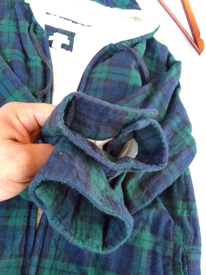 L.L. Bean × Vintage L.L. BEAN SHERPA NOVA CHECK HOODIE Size US XXL / EU 58 / 5 - 4 Thumbnail
