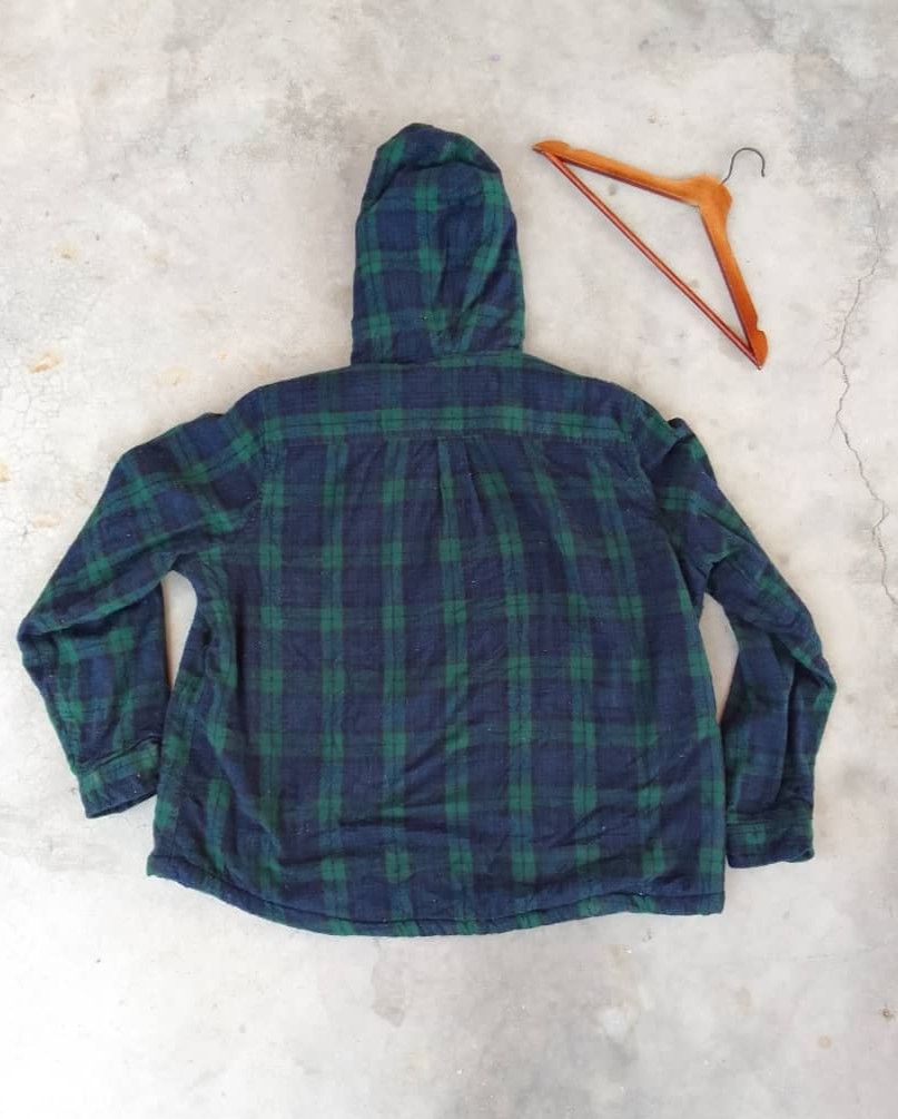 L.L. Bean × Vintage L.L. BEAN SHERPA NOVA CHECK HOODIE Size US XXL / EU 58 / 5 - 5 Thumbnail