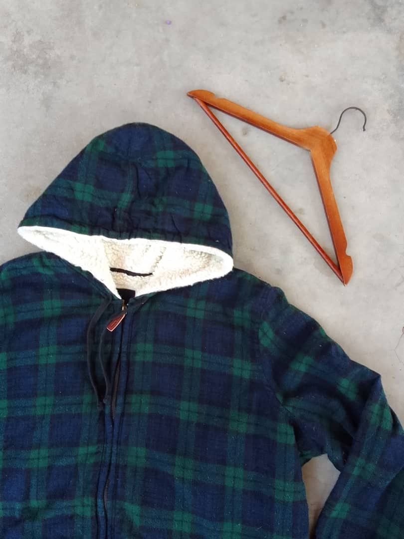L.L. Bean × Vintage L.L. BEAN SHERPA NOVA CHECK HOODIE Size US XXL / EU 58 / 5 - 2 Thumbnail