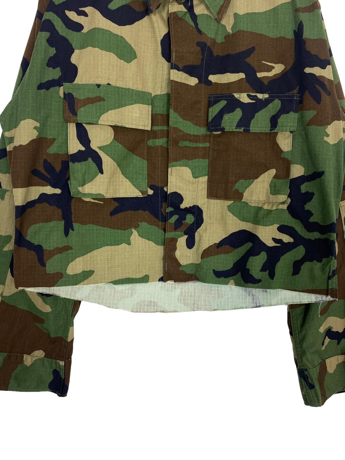 Vintage Rare‼️ Vintage Camouflage Military Cropped Combat Jacket Size US M / EU 48-50 / 2 - 5 Thumbnail