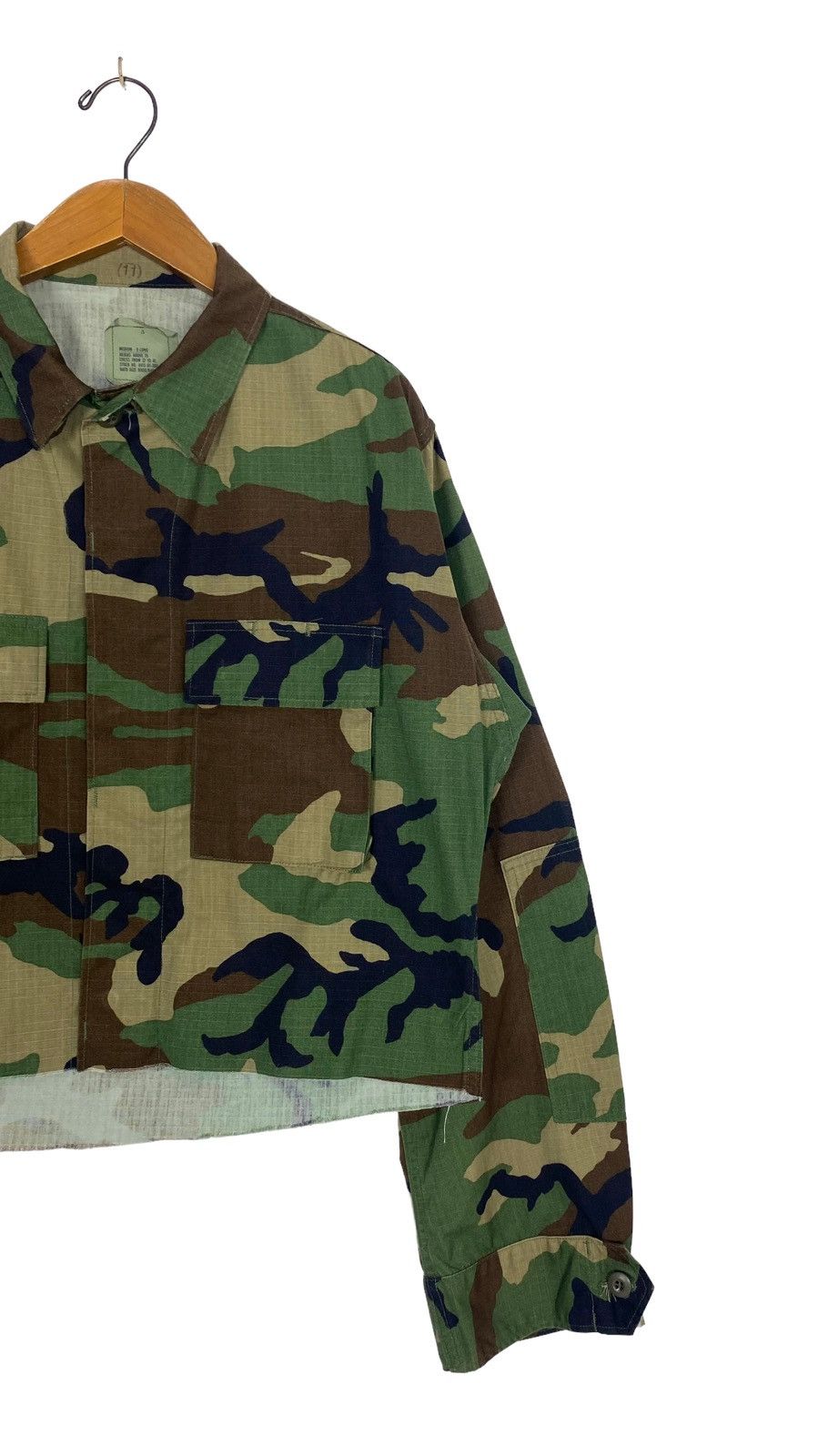 Vintage Rare‼️ Vintage Camouflage Military Cropped Combat Jacket Size US M / EU 48-50 / 2 - 3 Thumbnail