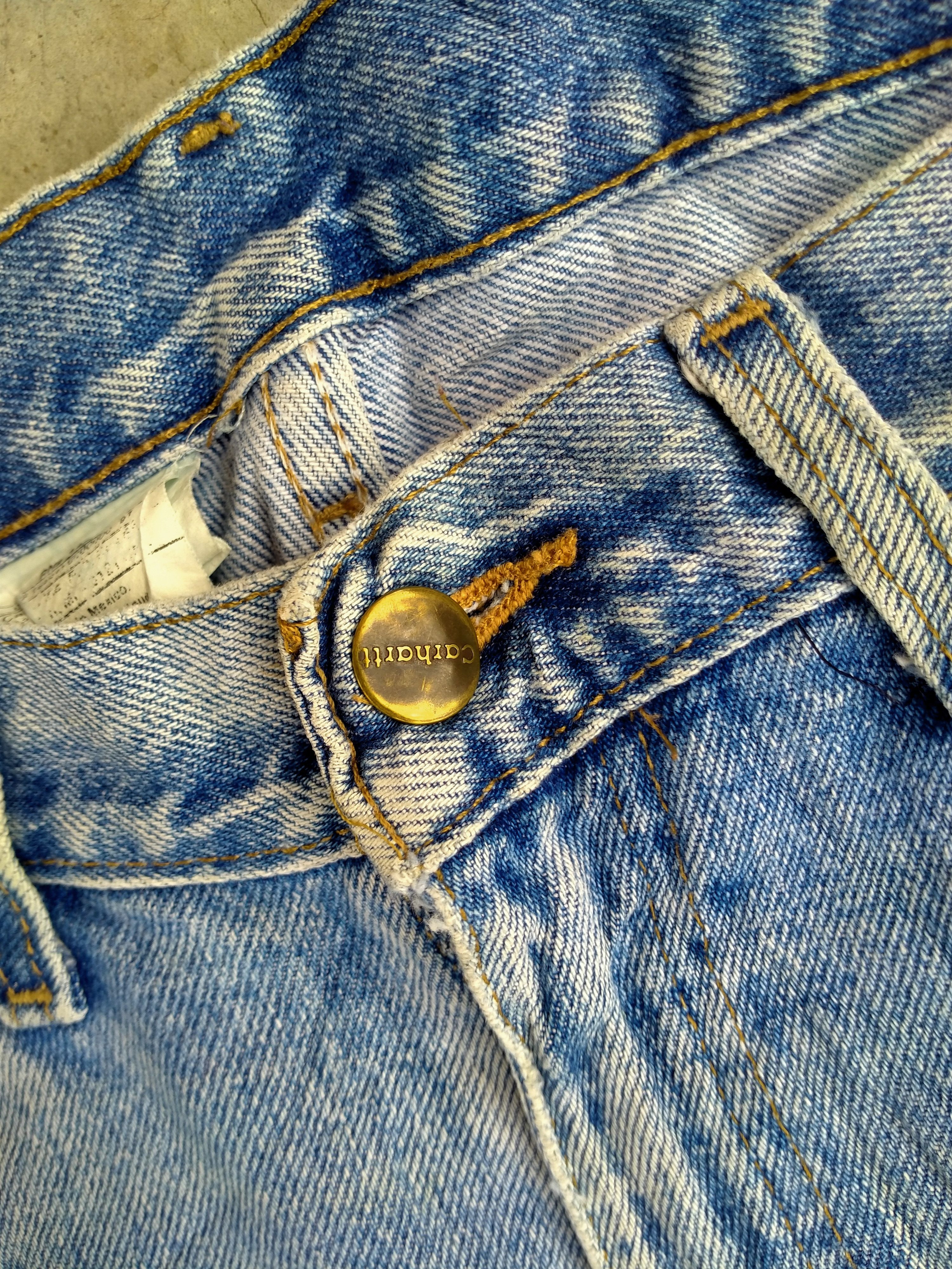 Carhartt × Vintage CARHARTT STRAIGHT CUT DENIM Size US 34 / EU 50 - 3 Thumbnail