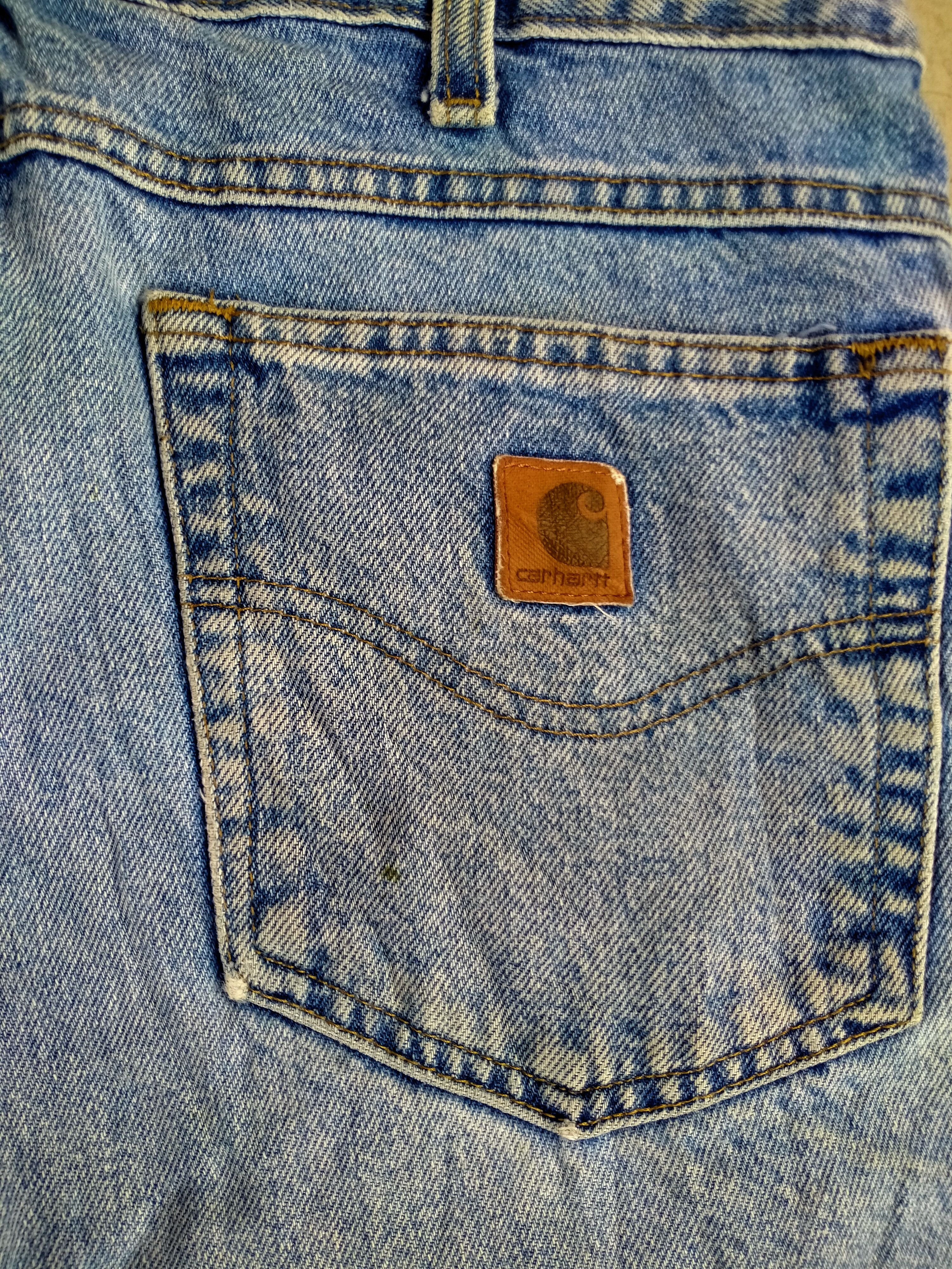 Carhartt × Vintage CARHARTT STRAIGHT CUT DENIM Size US 34 / EU 50 - 9 Thumbnail