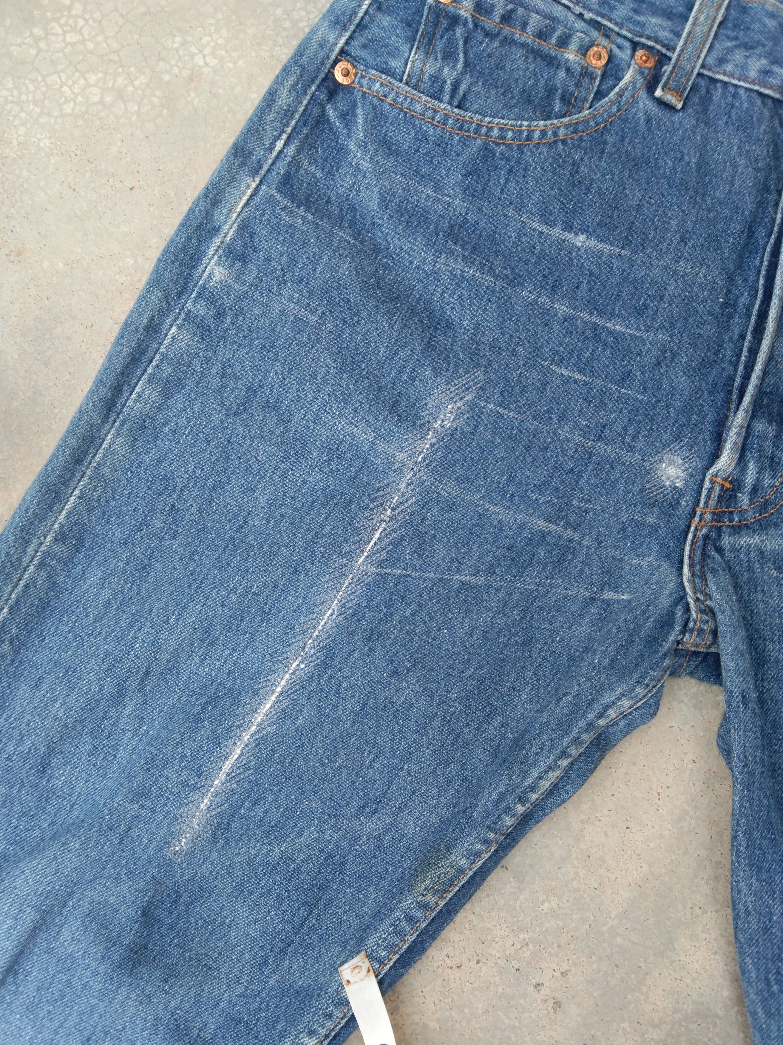Levi's 90s Vintage Levi's 501 Made In USA Distressed Jeans 30x32 Size US 30 / EU 46 - 4 Thumbnail