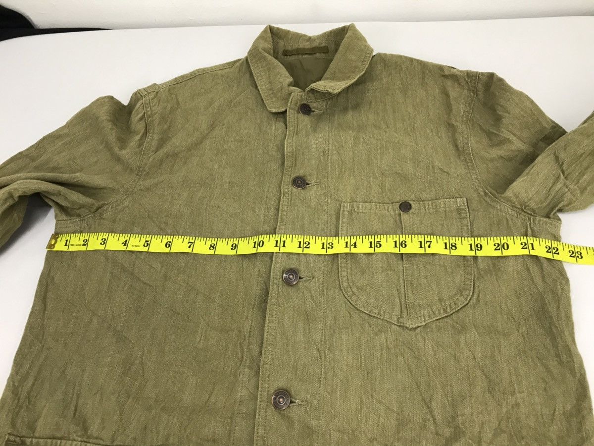 Japanese Brand Vintage Crocodile Denim Classic Work Wear Jacket Button Size US L / EU 52-54 / 3 - 8 Thumbnail