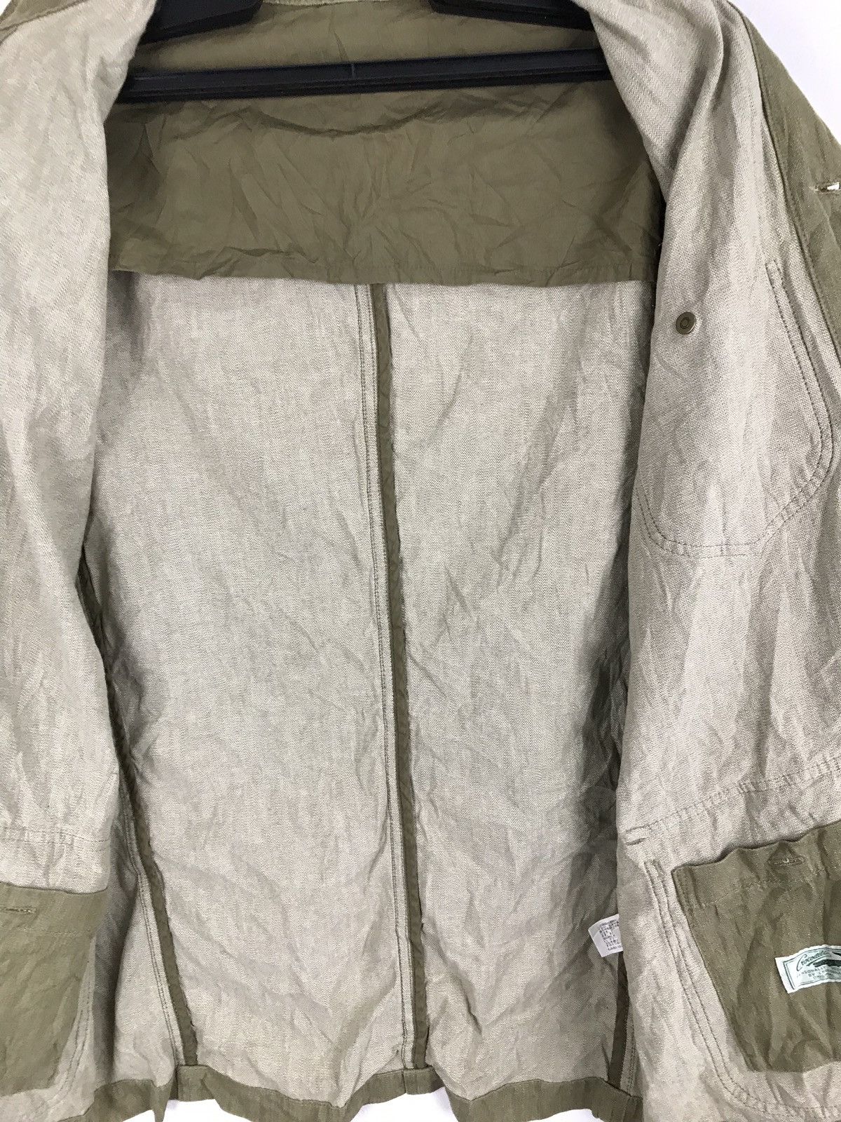 Japanese Brand Vintage Crocodile Denim Classic Work Wear Jacket Button Size US L / EU 52-54 / 3 - 6 Thumbnail