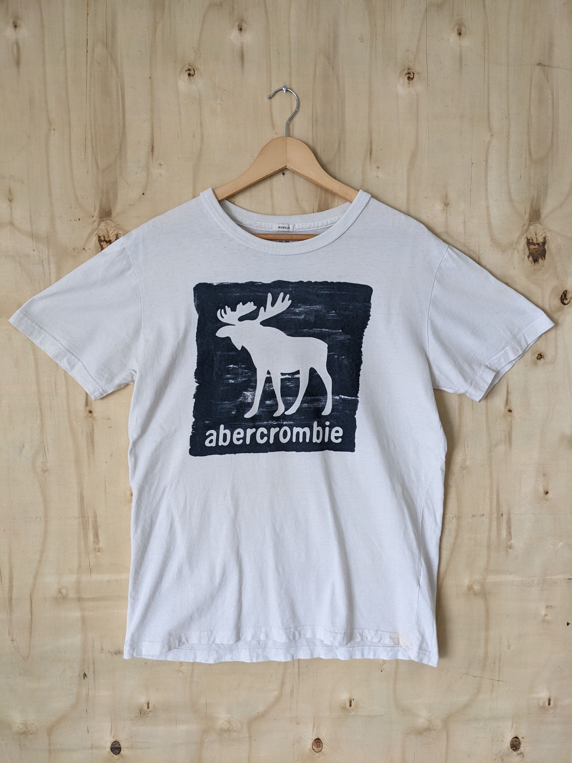 Abercrombie & Fitch Vintage Abercrombie & Fitch Deer Printed Tee Size US M / EU 48-50 / 2 - 1 Thumbnail