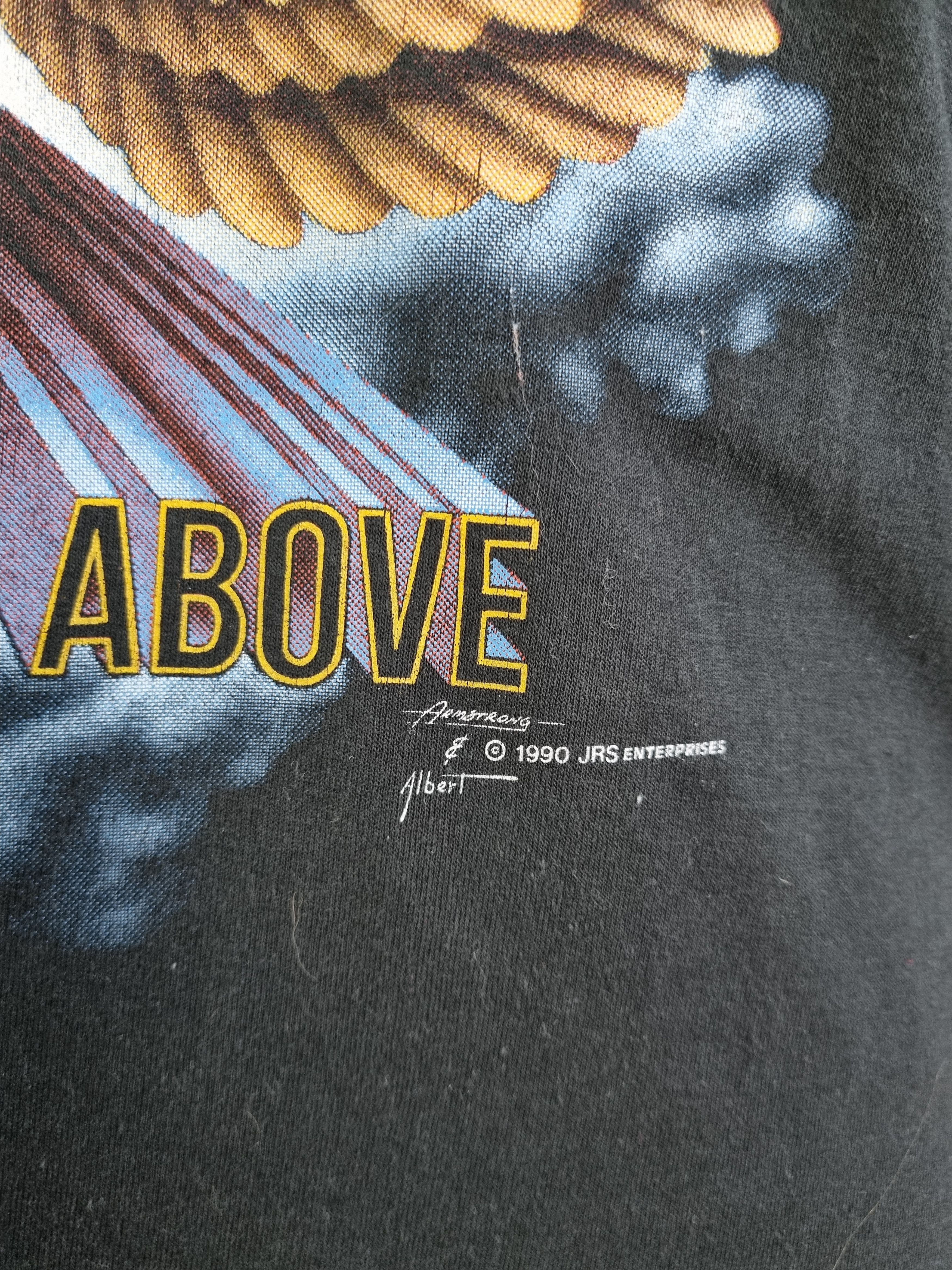 Harley Davidson × Vintage Single stitch 1990 AIRBORNE Death from Above Tee Shirt Size US L / EU 52-54 / 3 - 12 Thumbnail