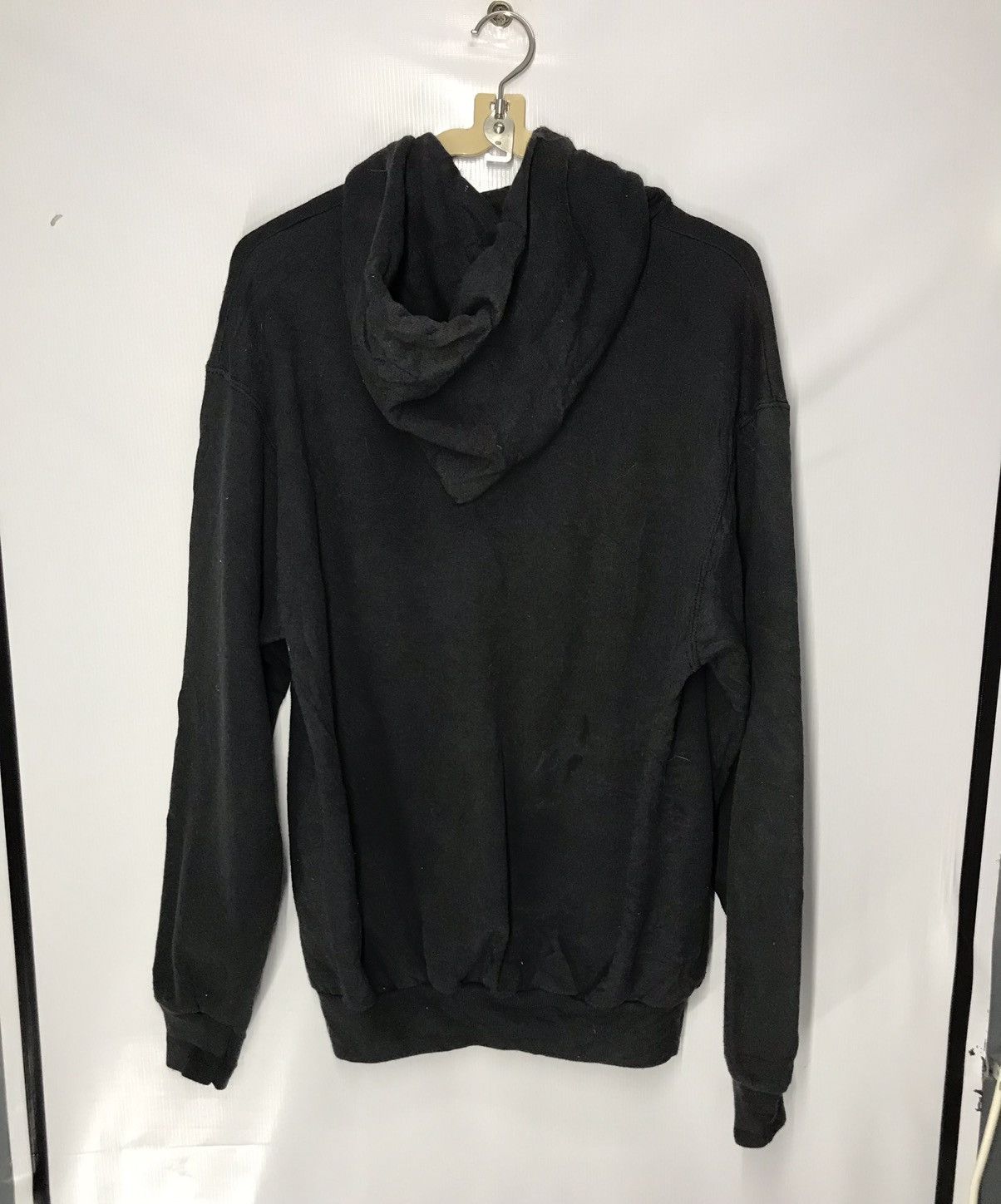 Hanes × Vintage Vintage plain hoodie zipper by hanes Size US L / EU 52-54 / 3 - 4 Thumbnail