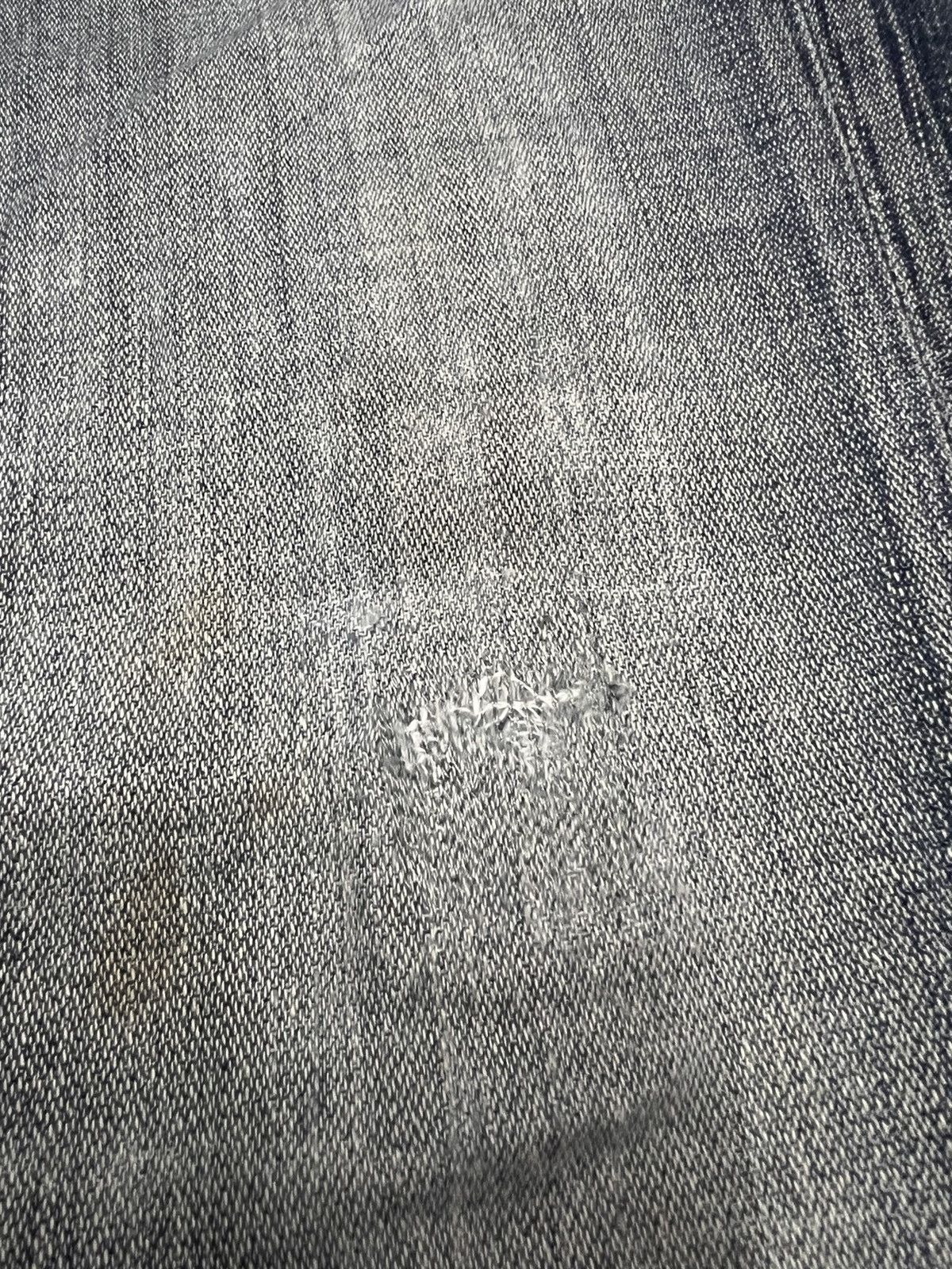 Japanese Brand Back Number 07 Distressed Denim Flare Size US 35 - 9 Thumbnail