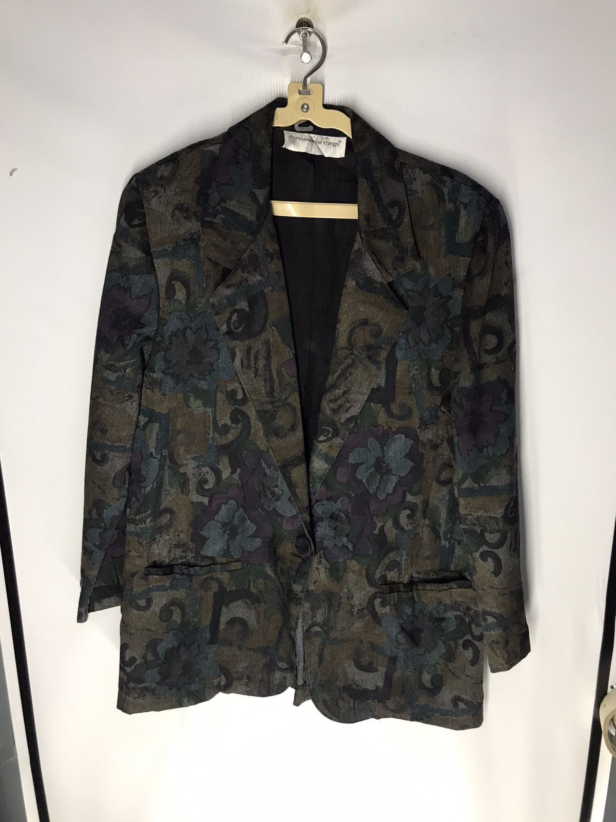 Vintage Vintage fundamental things woman coat blazer usa Size 40L - 6 Thumbnail