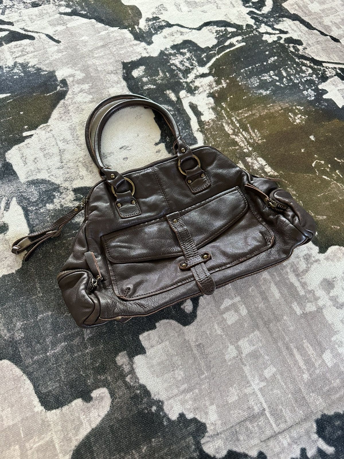 Yohji Yamamoto 90’s Y’saccs by Yohji Yamamoto carry leather bag Size ONE SIZE - 2 Thumbnail