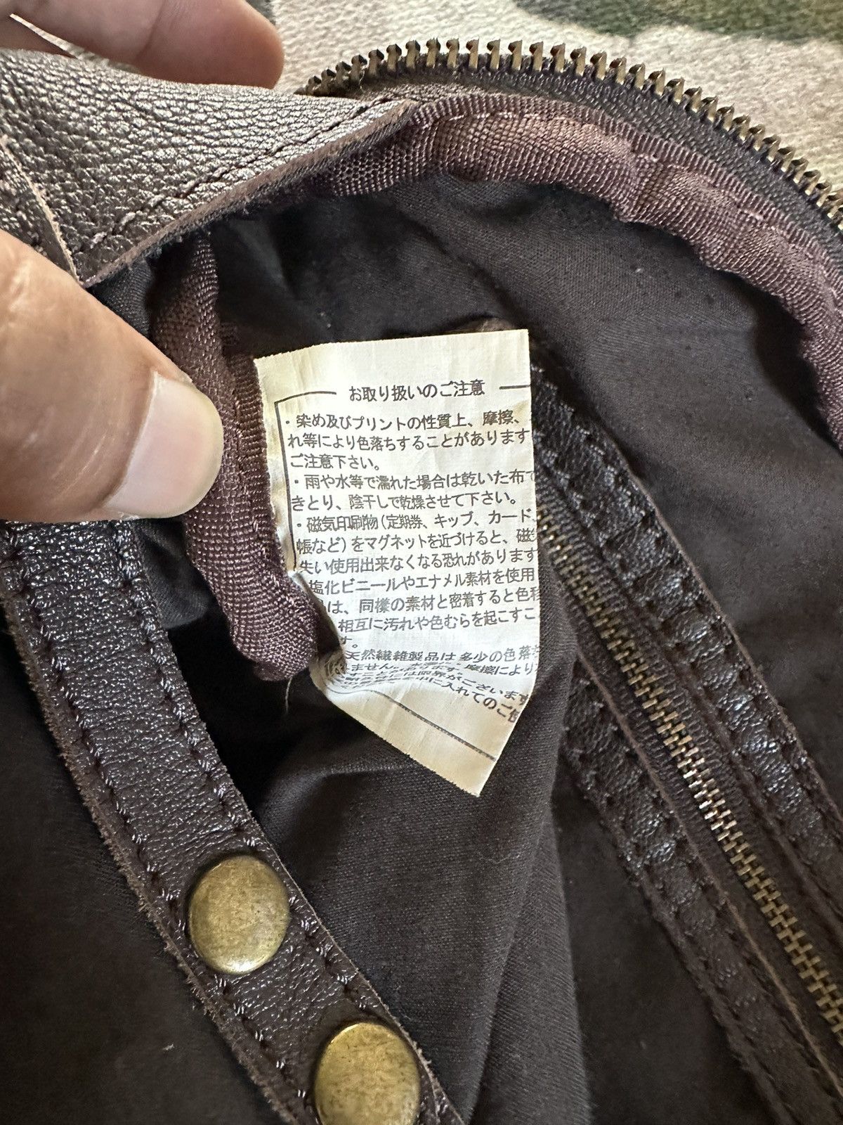 Yohji Yamamoto 90’s Y’saccs by Yohji Yamamoto carry leather bag Size ONE SIZE - 11 Thumbnail