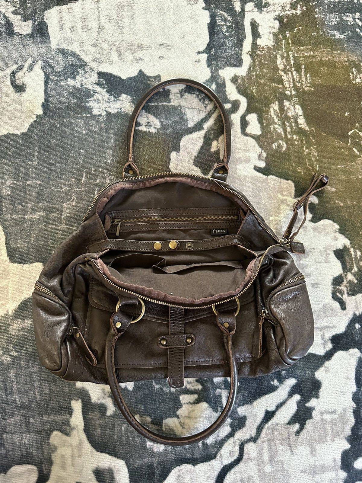 Yohji Yamamoto 90’s Y’saccs by Yohji Yamamoto carry leather bag Size ONE SIZE - 6 Thumbnail