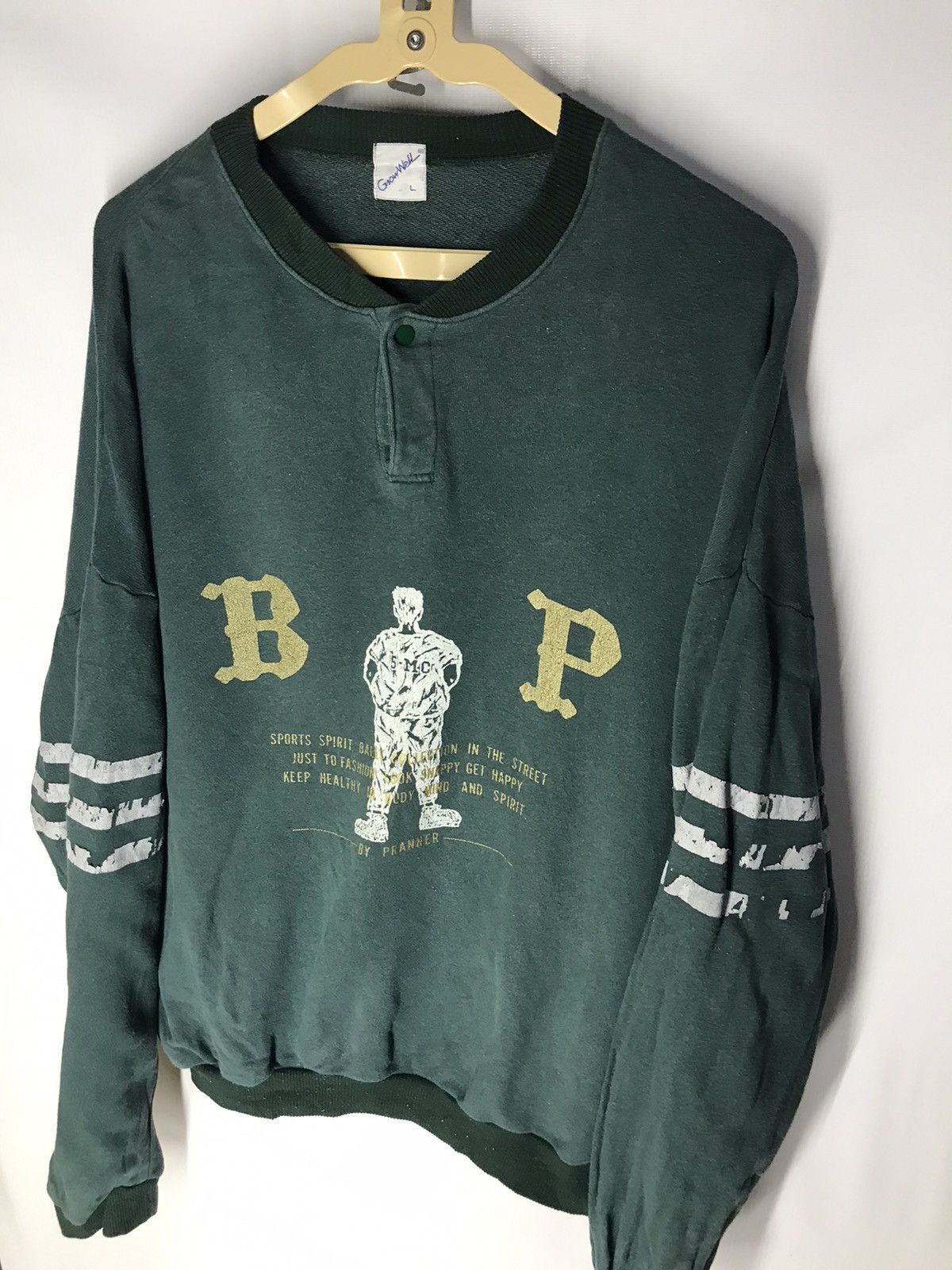 Japanese Brand × Vintage Vintage growwell sweatshirt Size US L / EU 52-54 / 3 - 6 Thumbnail