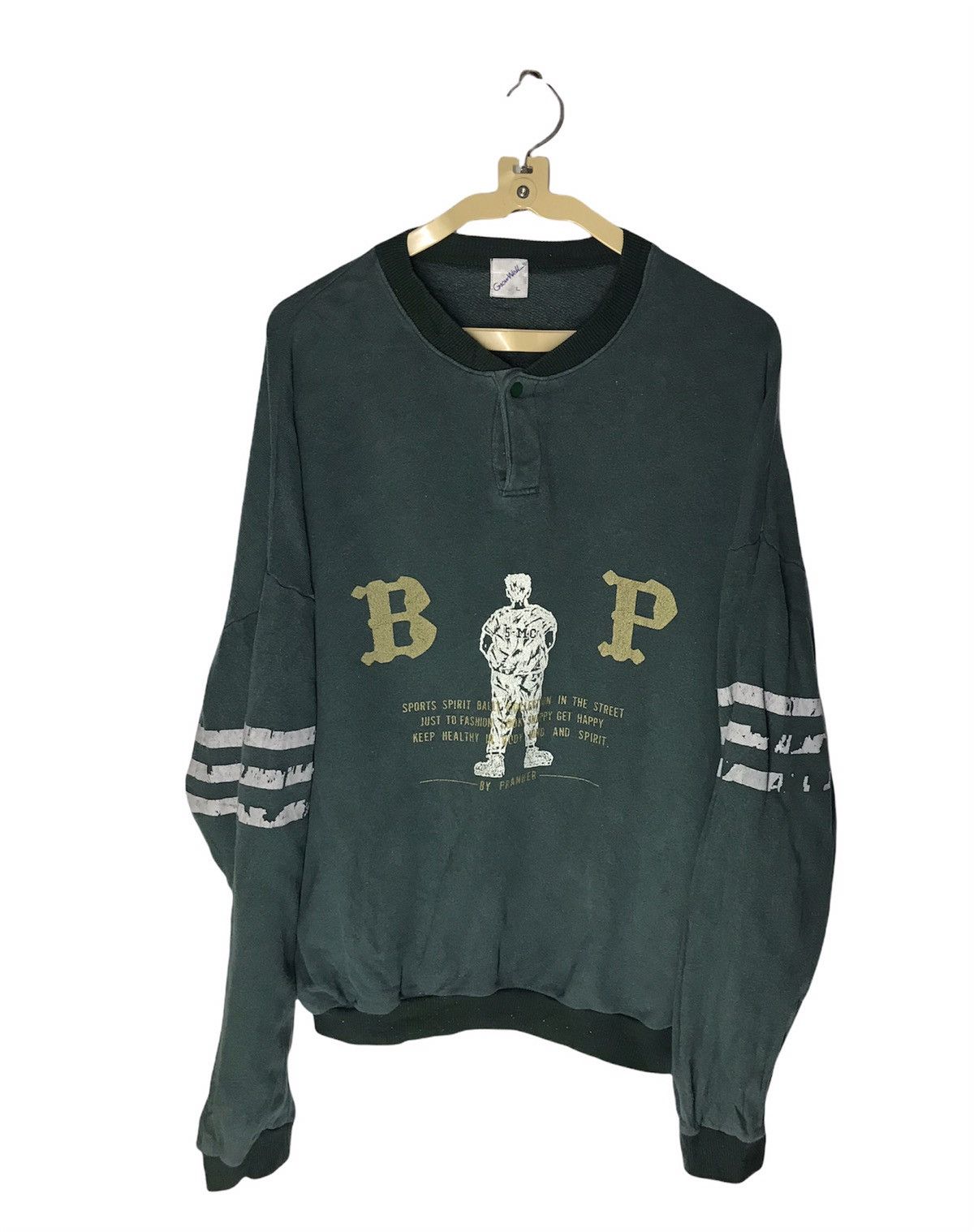 Japanese Brand × Vintage Vintage growwell sweatshirt Size US L / EU 52-54 / 3 - 1 Thumbnail