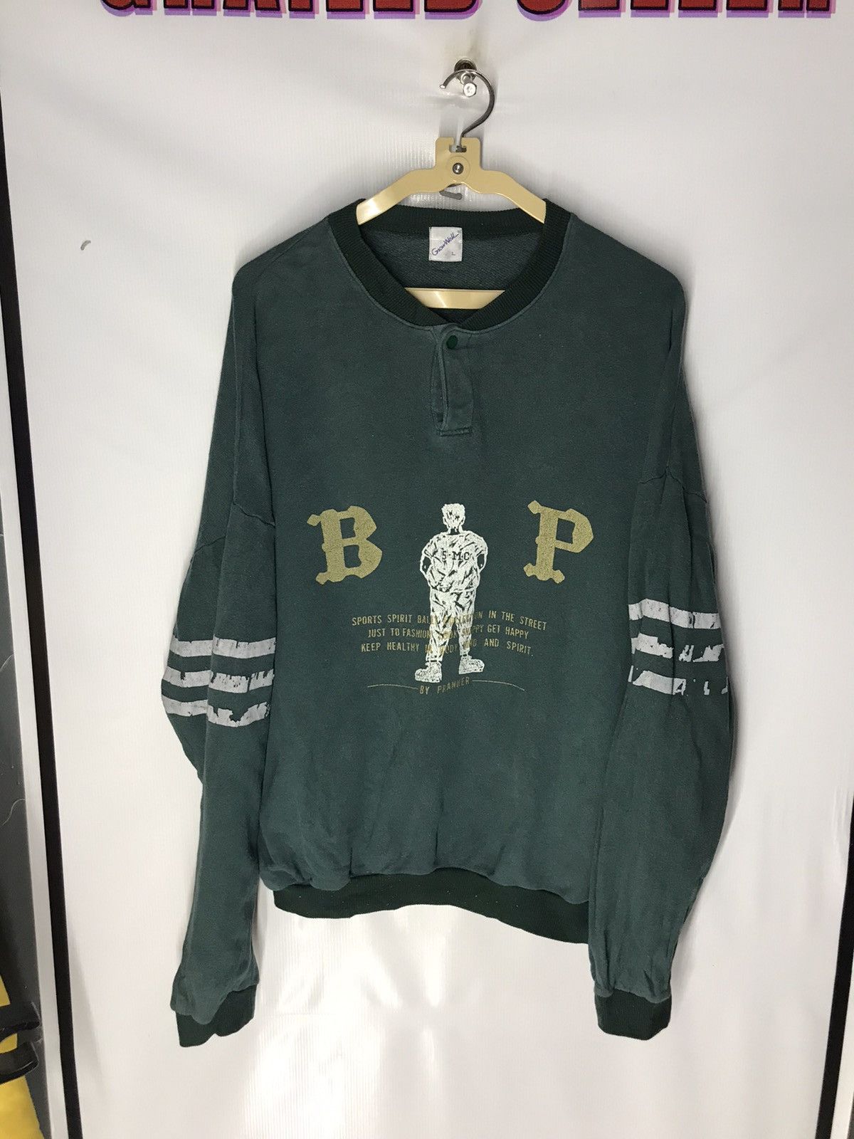 Japanese Brand × Vintage Vintage growwell sweatshirt Size US L / EU 52-54 / 3 - 7 Thumbnail