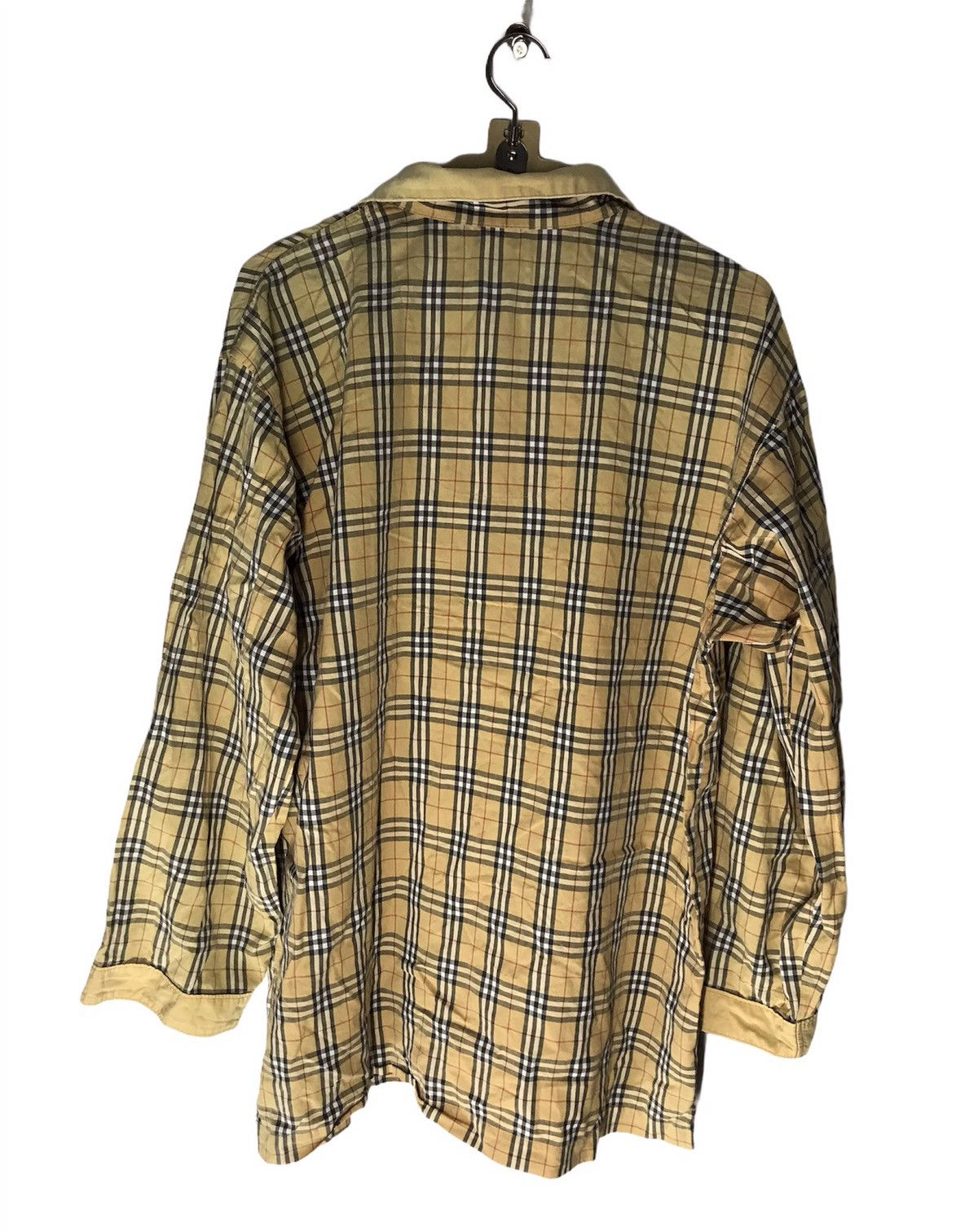 Burberry × Vintage Vintage Burberry nova check pyjamas shirt Size US L / EU 52-54 / 3 - 2 Thumbnail
