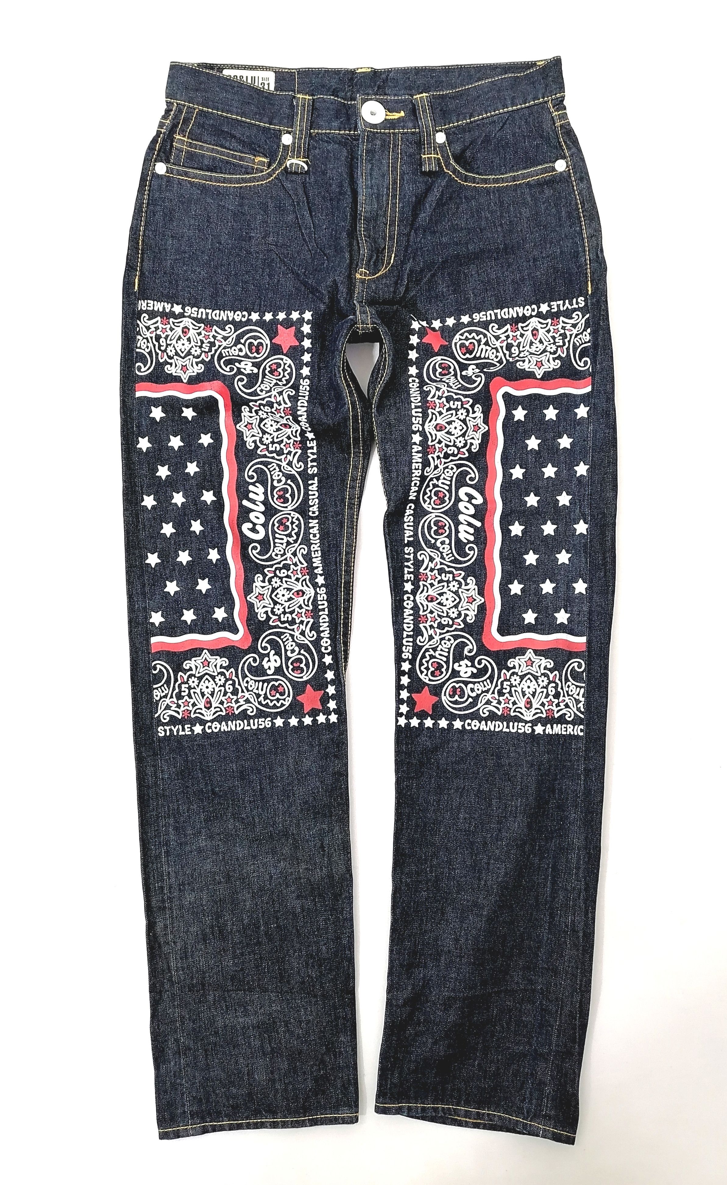 Other Co & Lu Nice Design Denim Jeans Size US 34 / EU 50 - 1 Thumbnail