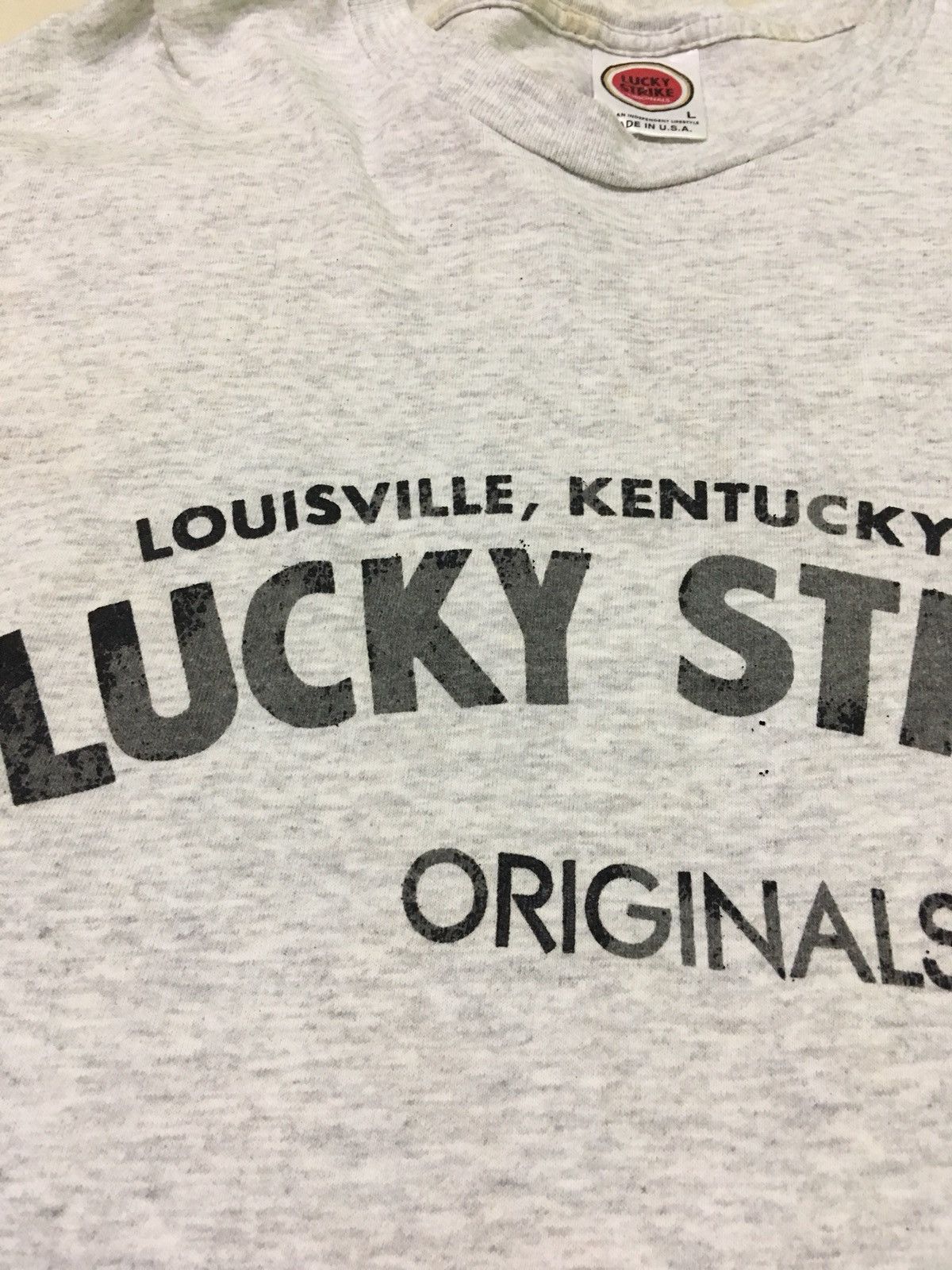 Lucky Brand × Vintage Vintage Lucky Strike Motor Racing Shirt Size US L / EU 52-54 / 3 - 5 Thumbnail