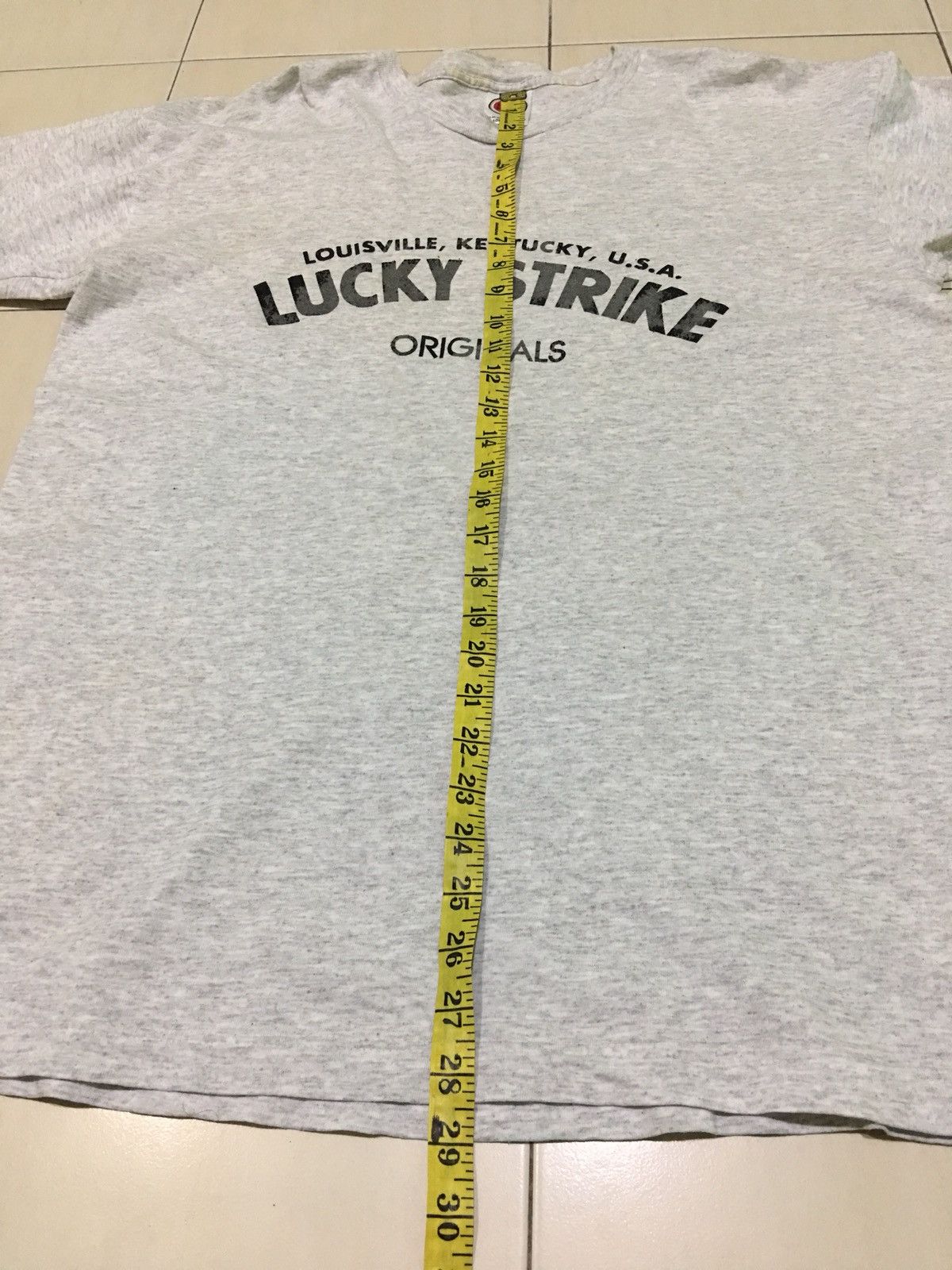 Lucky Brand × Vintage Vintage Lucky Strike Motor Racing Shirt Size US L / EU 52-54 / 3 - 6 Thumbnail