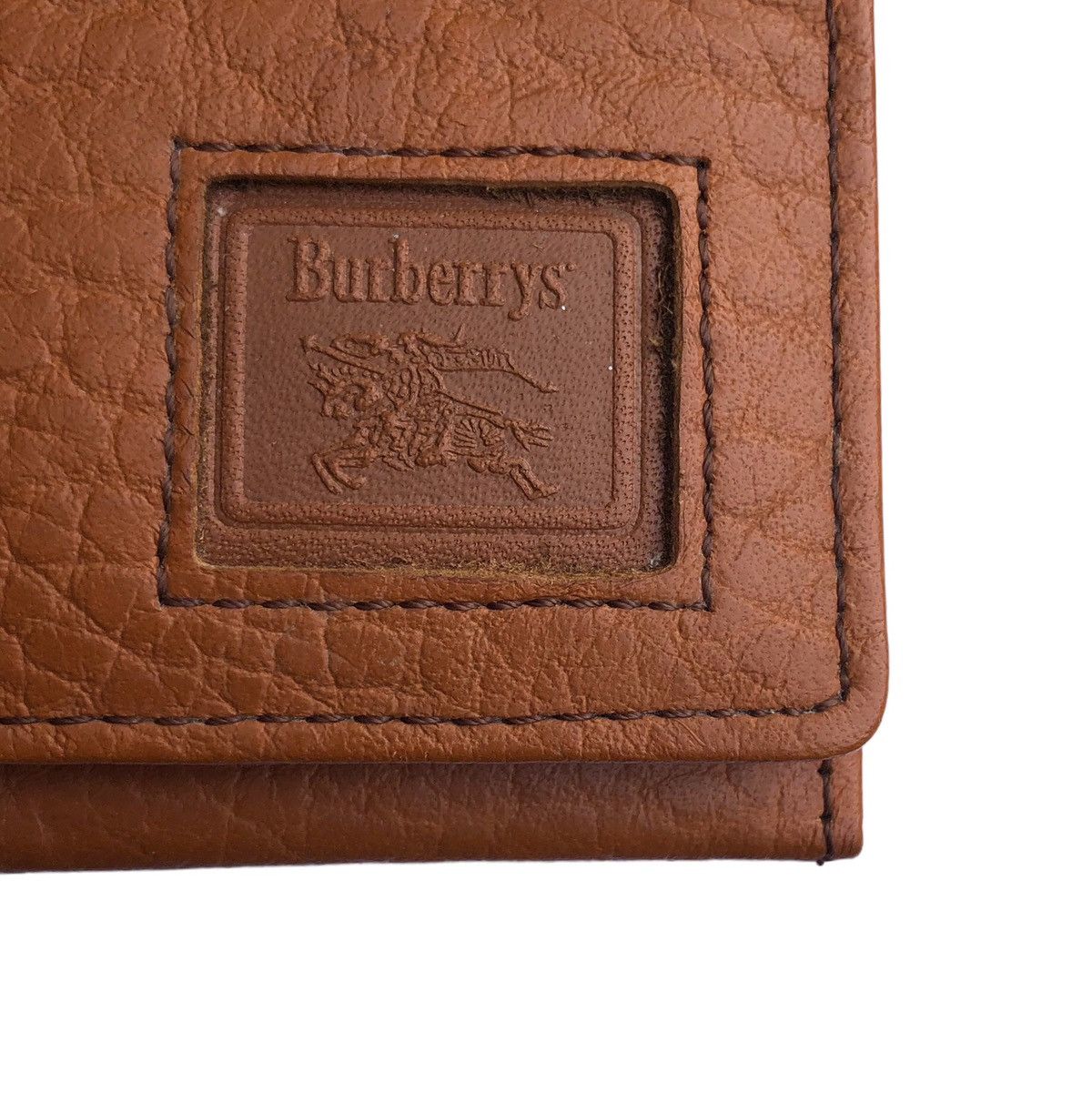 Burberry Authentic Vintage Burberrys Long Wallet Brown With Leather Size ONE SIZE - 12 Thumbnail