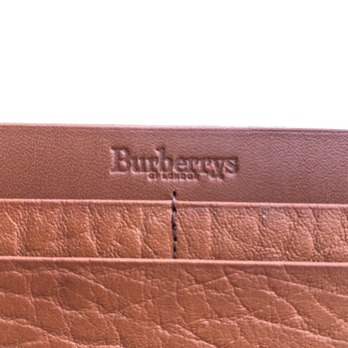Burberry Authentic Vintage Burberrys Long Wallet Brown With Leather Size ONE SIZE - 8 Thumbnail