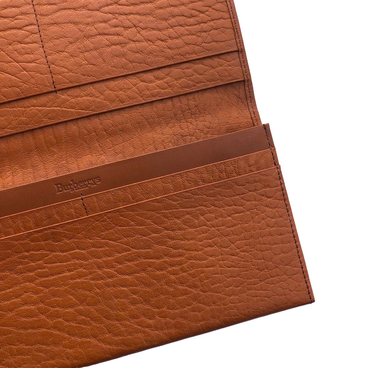 Burberry Authentic Vintage Burberrys Long Wallet Brown With Leather Size ONE SIZE - 5 Thumbnail