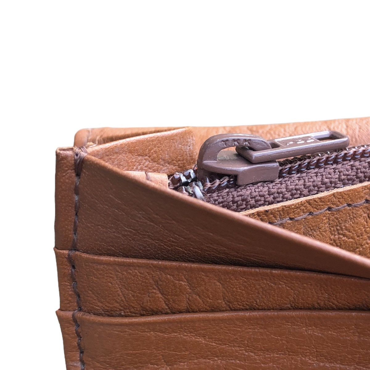Burberry Authentic Vintage Burberrys Long Wallet Brown With Leather Size ONE SIZE - 15 Thumbnail