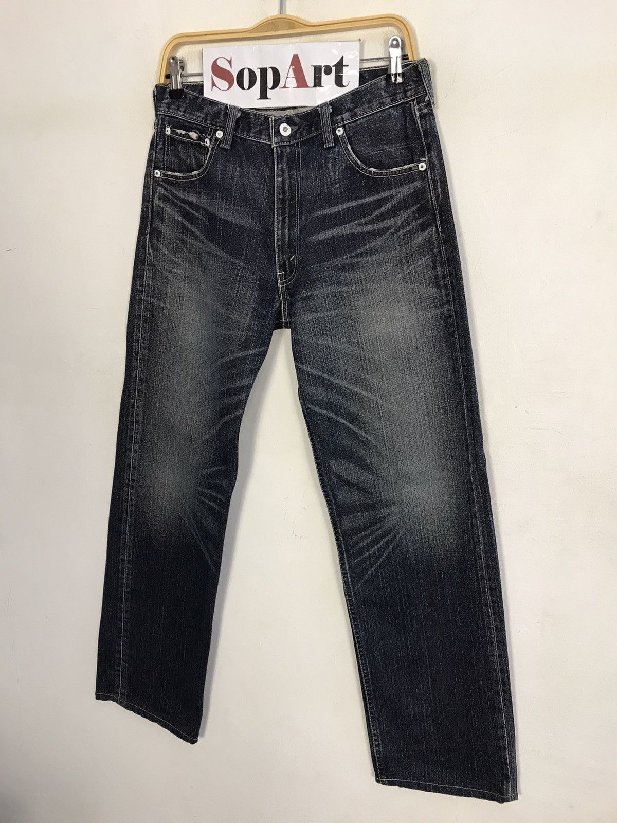 Japanese Brand Vintage Levi’s Lot 503 Light Wash Denim Jeans Style Size US 31 - 4 Thumbnail